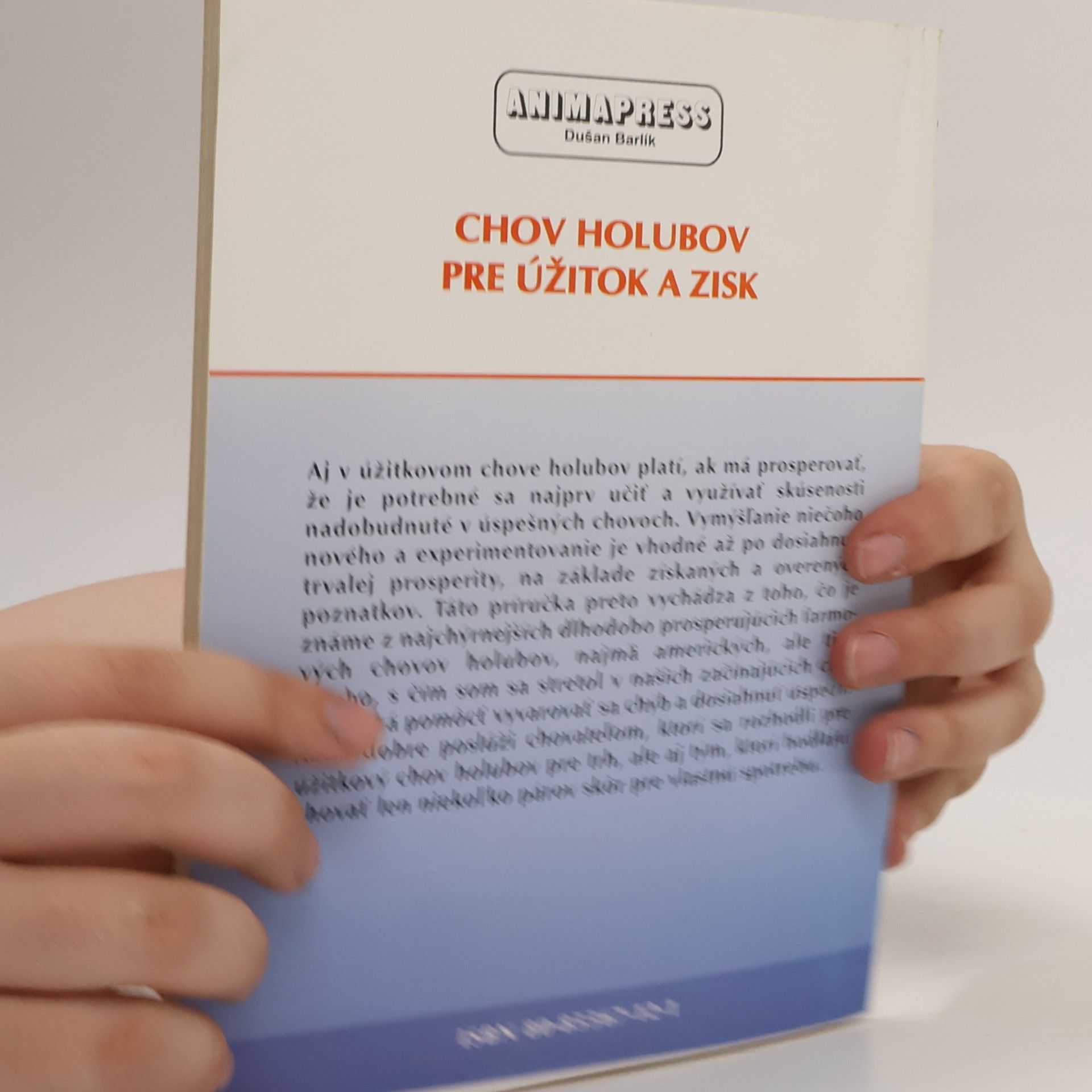 Jiří Havlín Chov holubov pre úžitok a zisk