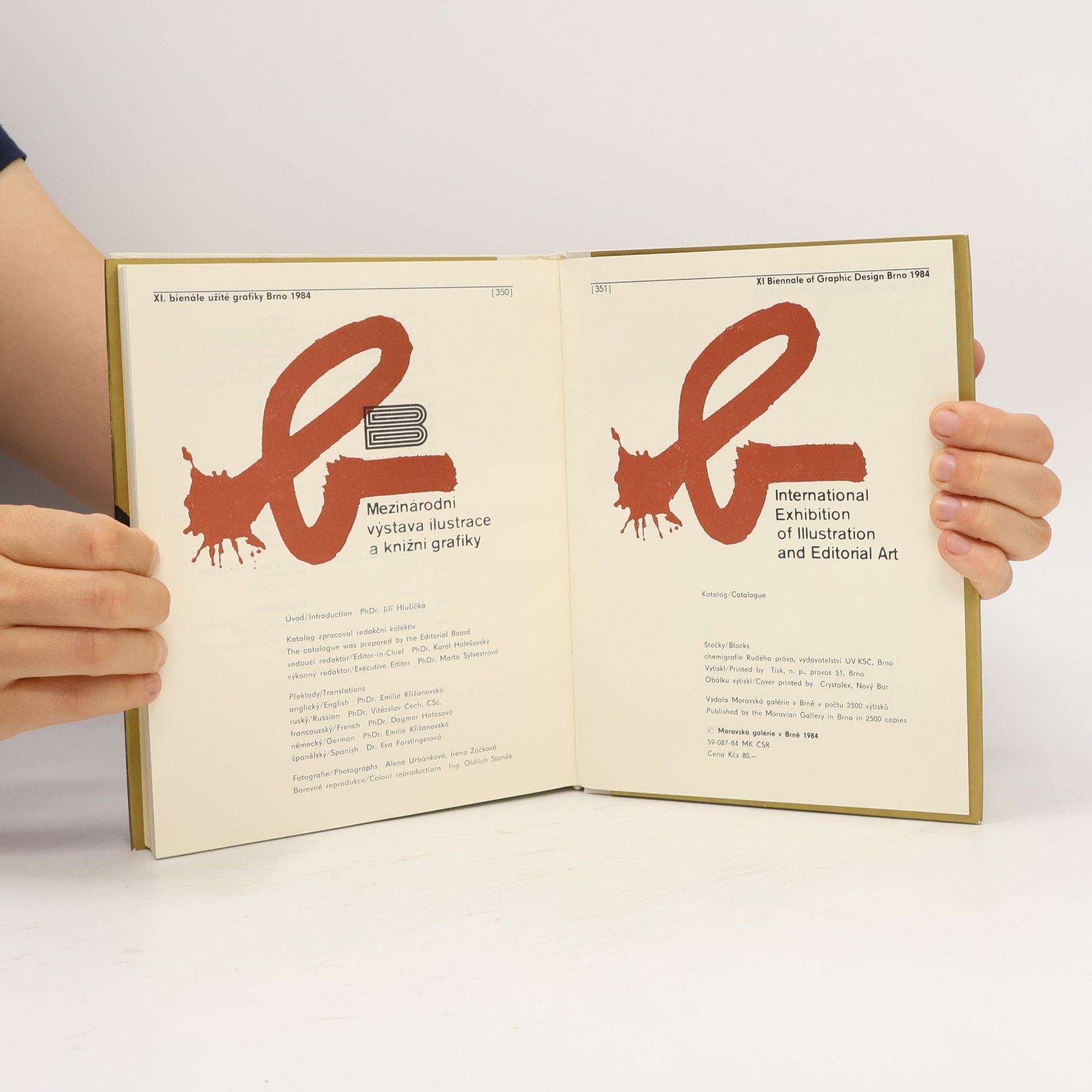 Jiří Hlušička XI. Bienále užité grafiky Brno 1984
