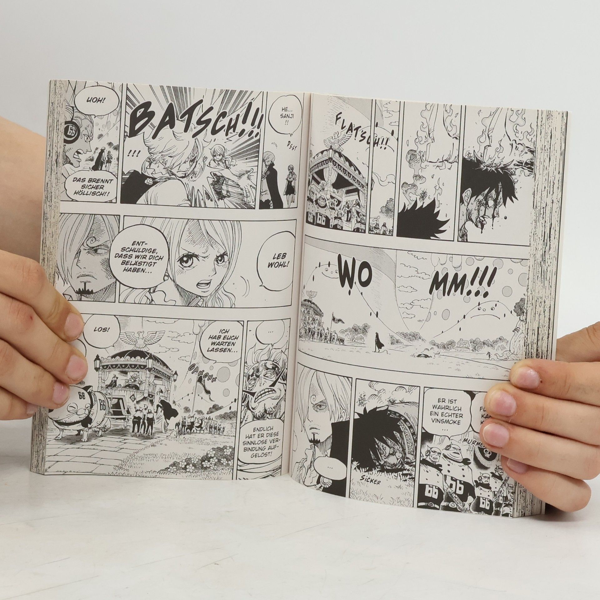Eiichiro Oda Ruffy vs. Sanji