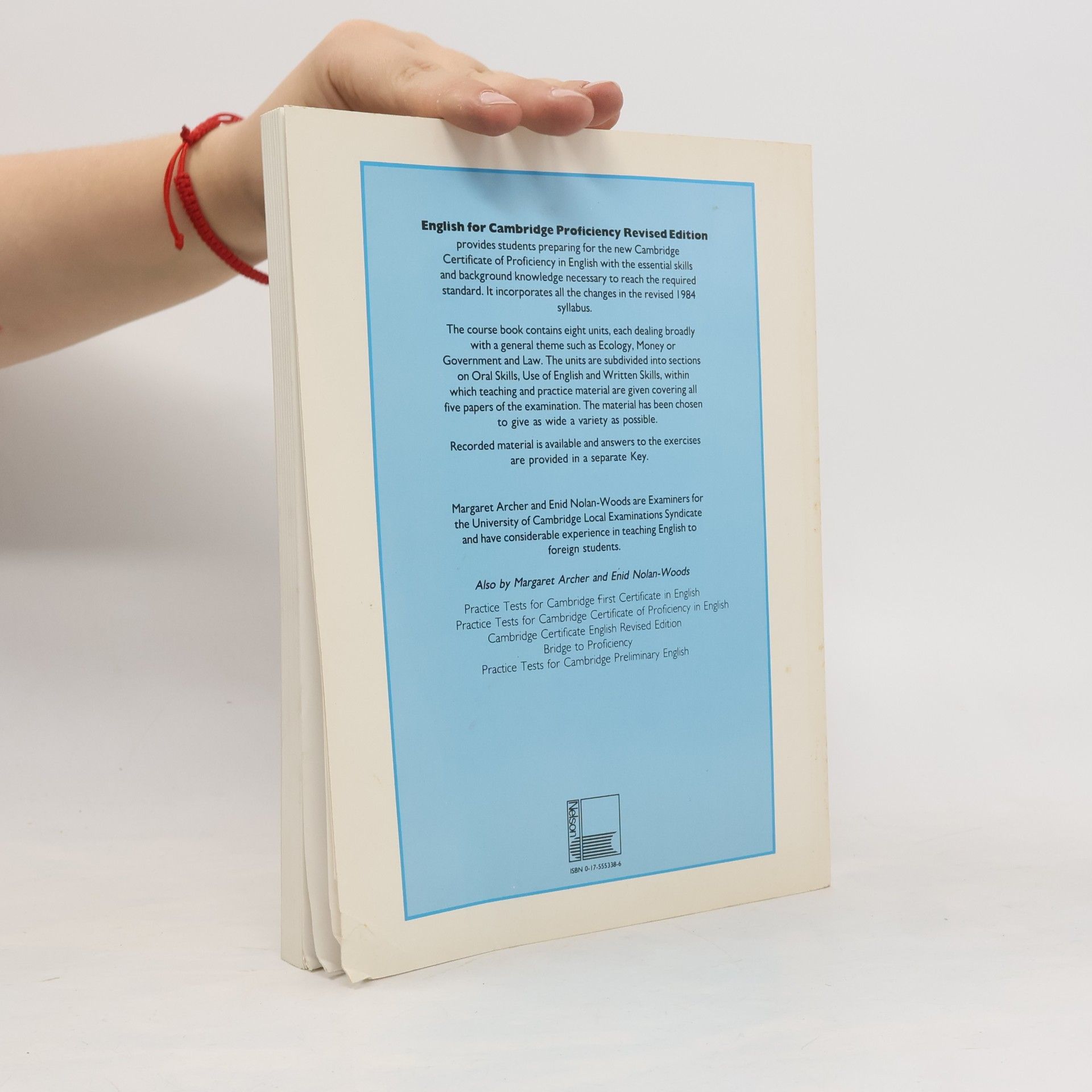 Margaret Archer English for Cambridge Proficiency