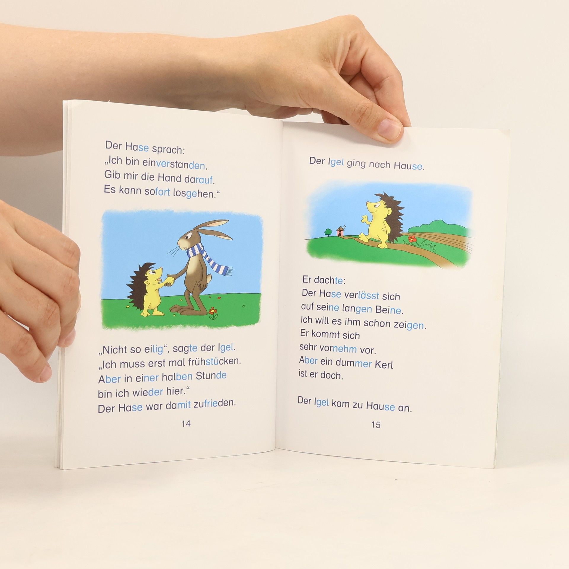Willi Fährmann Die Geschichte von Hase und Igel, Schulausgabe - Mit Silbenhilfe!
