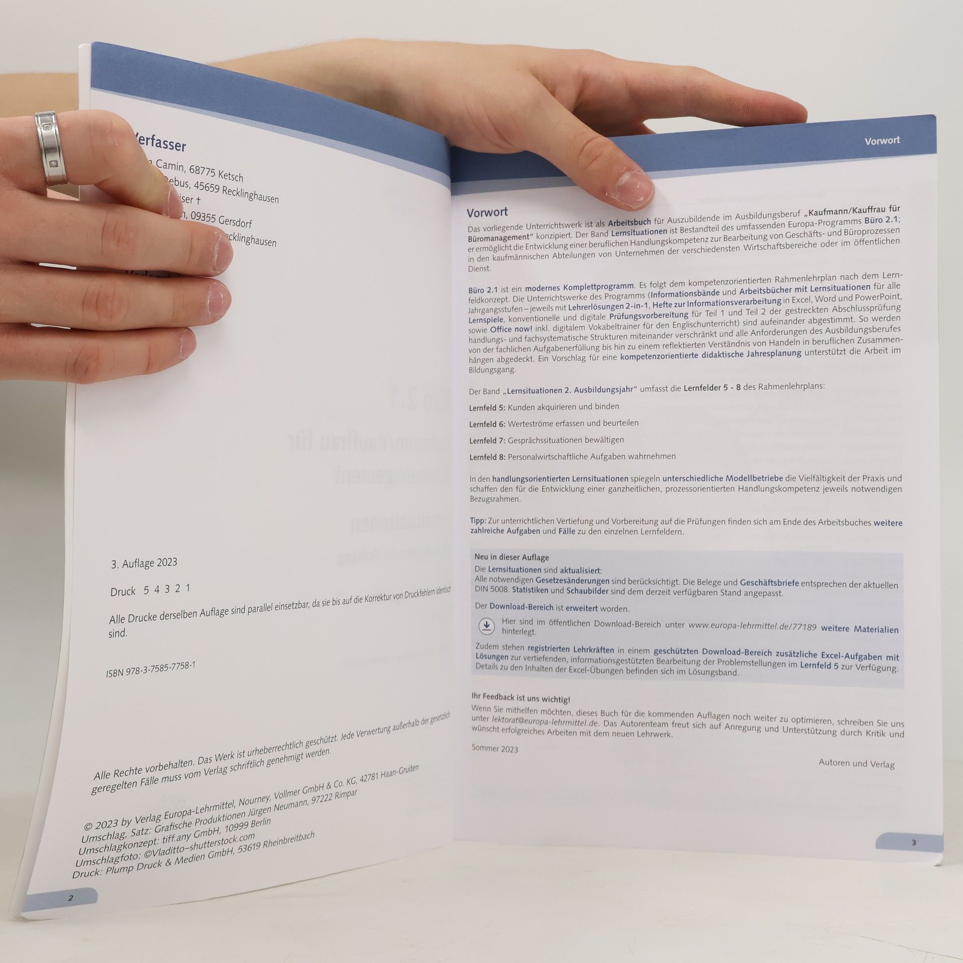 Britta Camin Lernsituationen - 2. Ausbildungsjahr: Büro 2.1