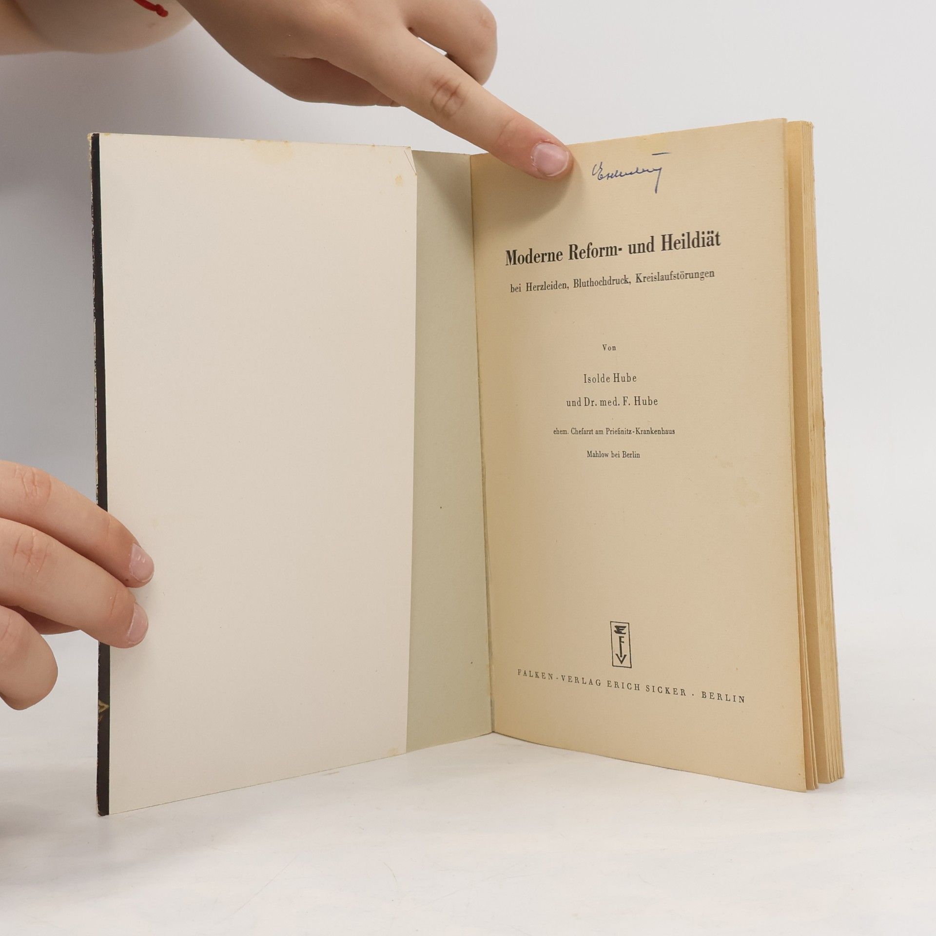 Isolde Hube Moderne Reform- und Heildiät