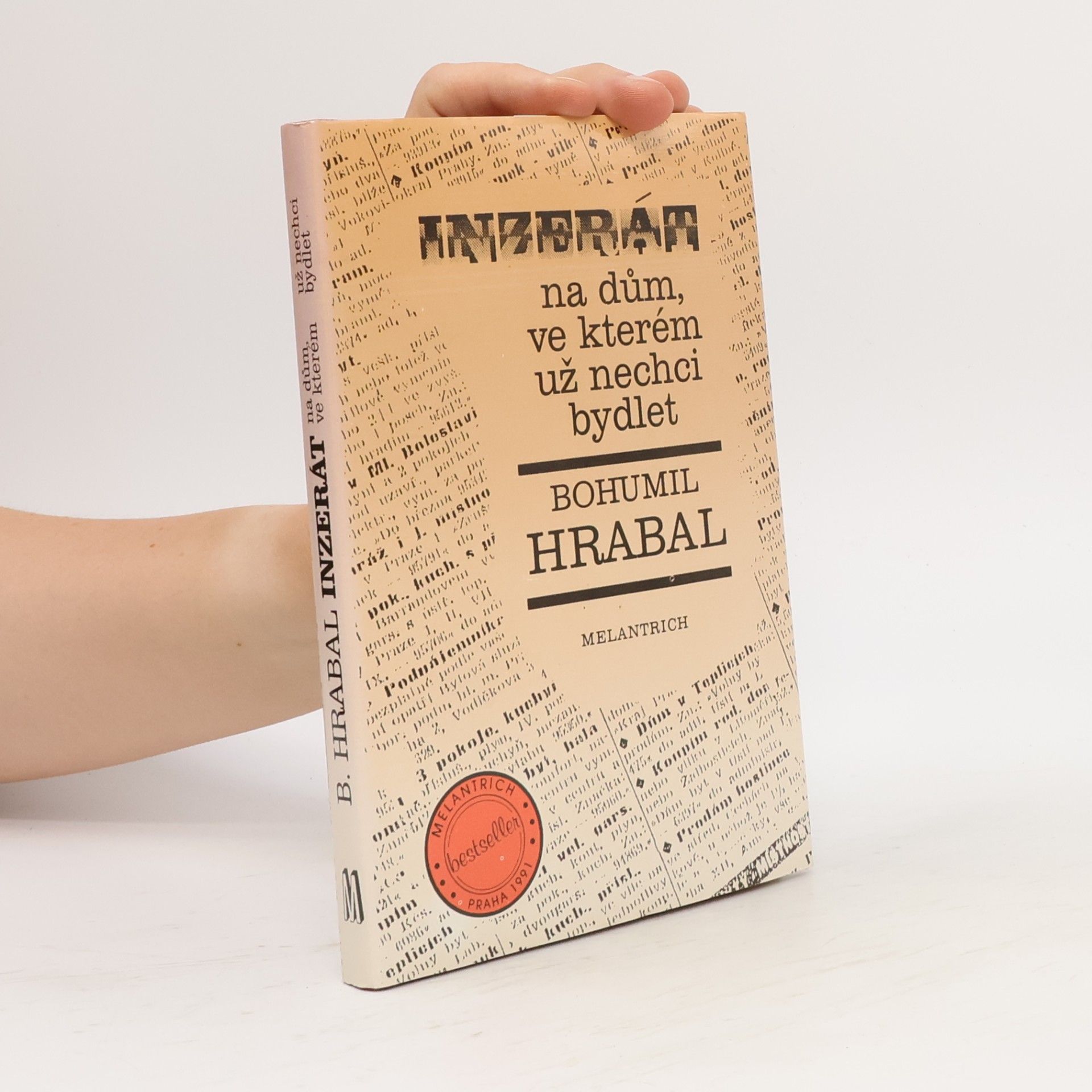 Bohumil Hrabal Inzerát na dům, ve kterém už nechci bydlet