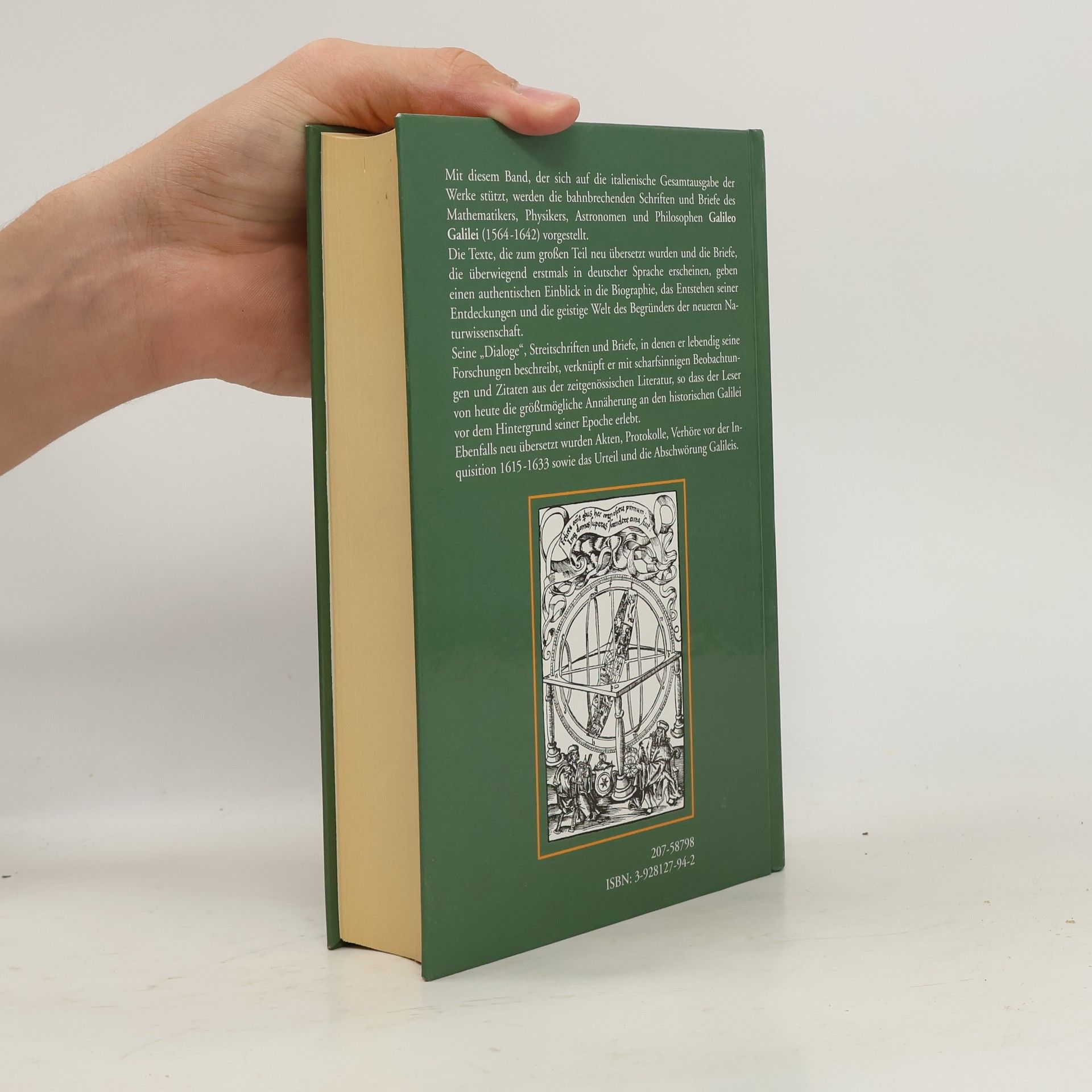 Galileo Galilei Schriften, Briefe, Dokumente