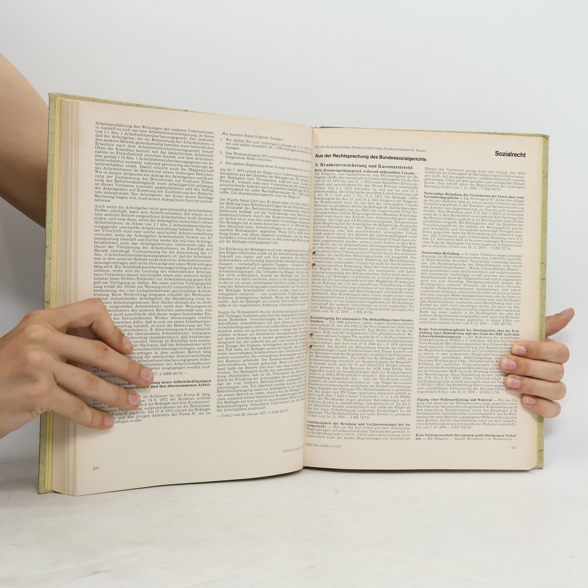 Autorenkollektiv Blätter für Steuerrecht, Sozialversicherung und Arbeitsrecht