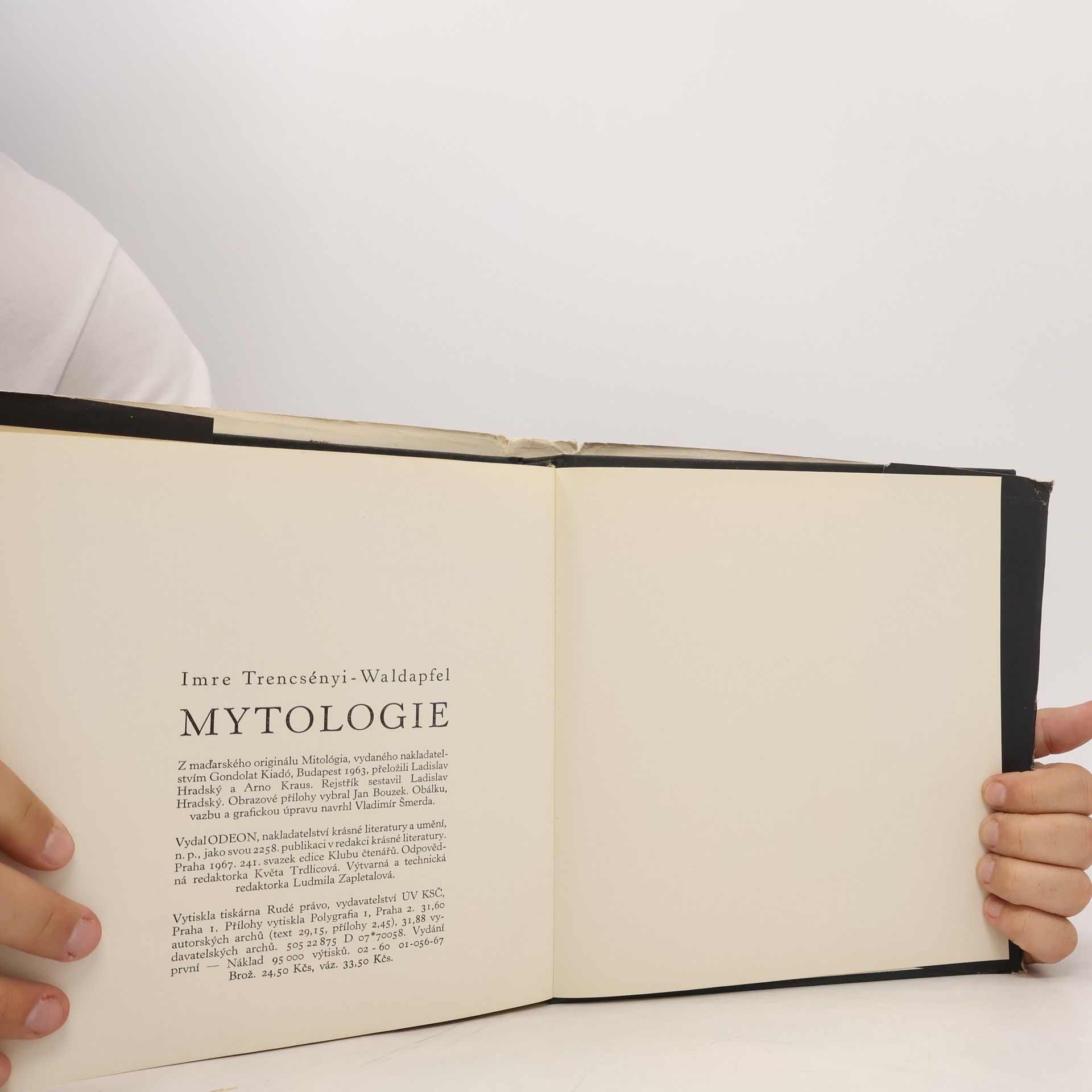 Imre Trencsényi Waldapfel Mytologie