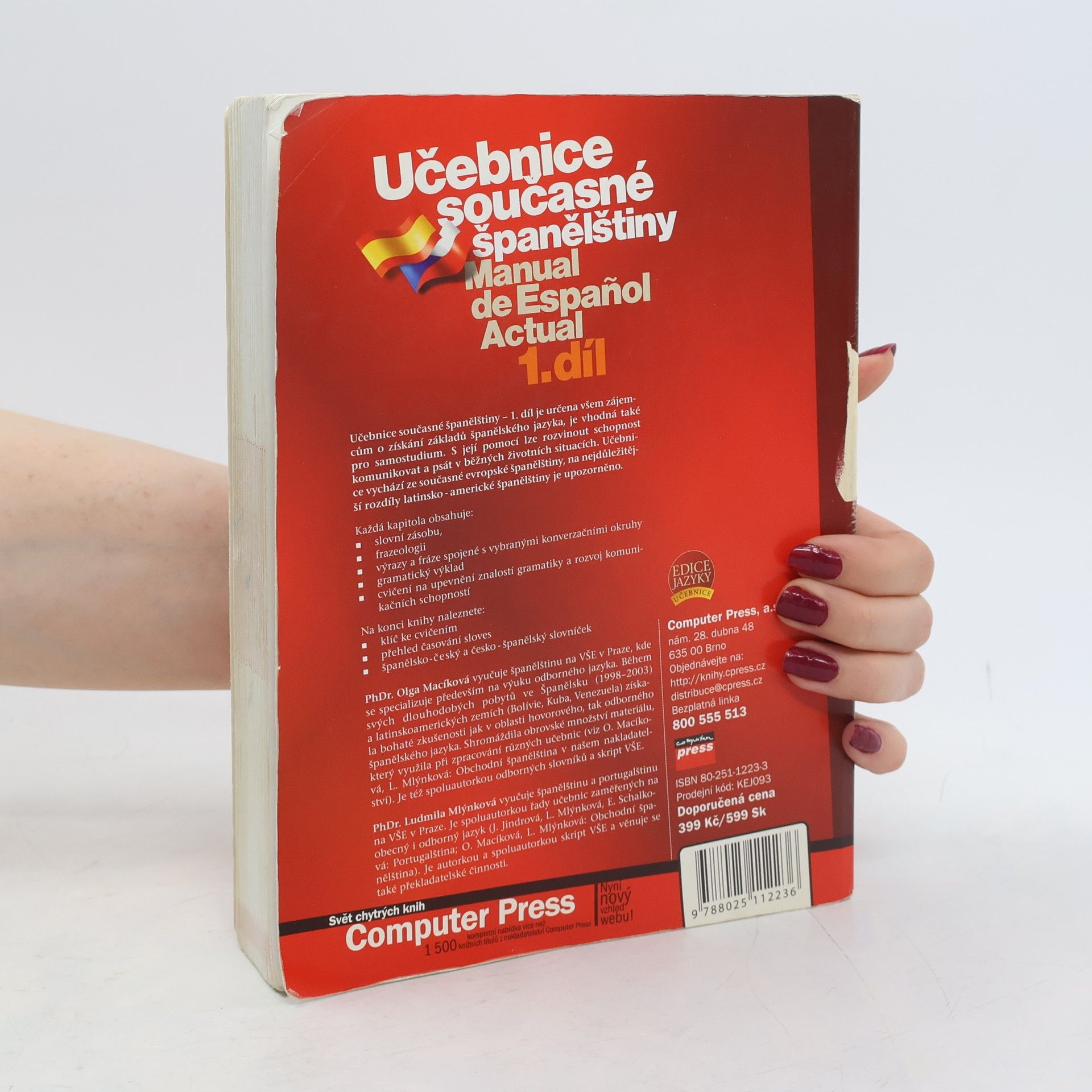 Olga Macíková Učebnice současné španělštiny = Manual de español actual. 1. díl
