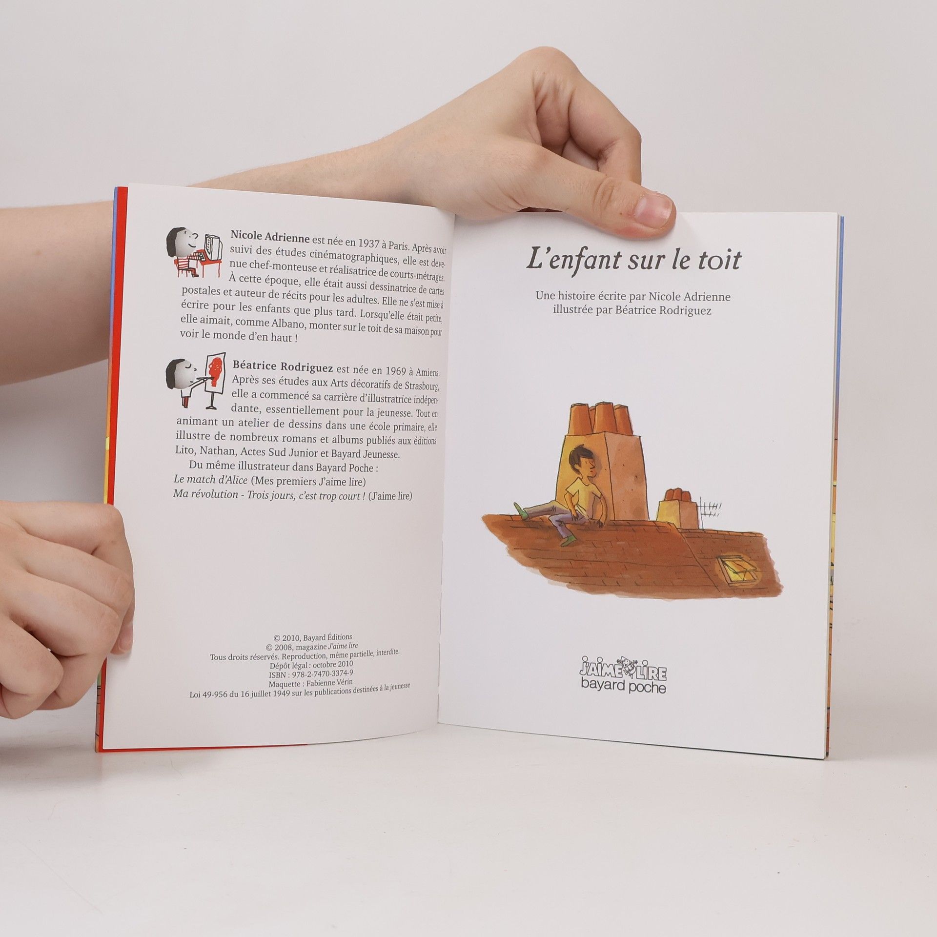 Adrienne Nicole Brown J'aime Lire - 228: L'enfant sur le toit