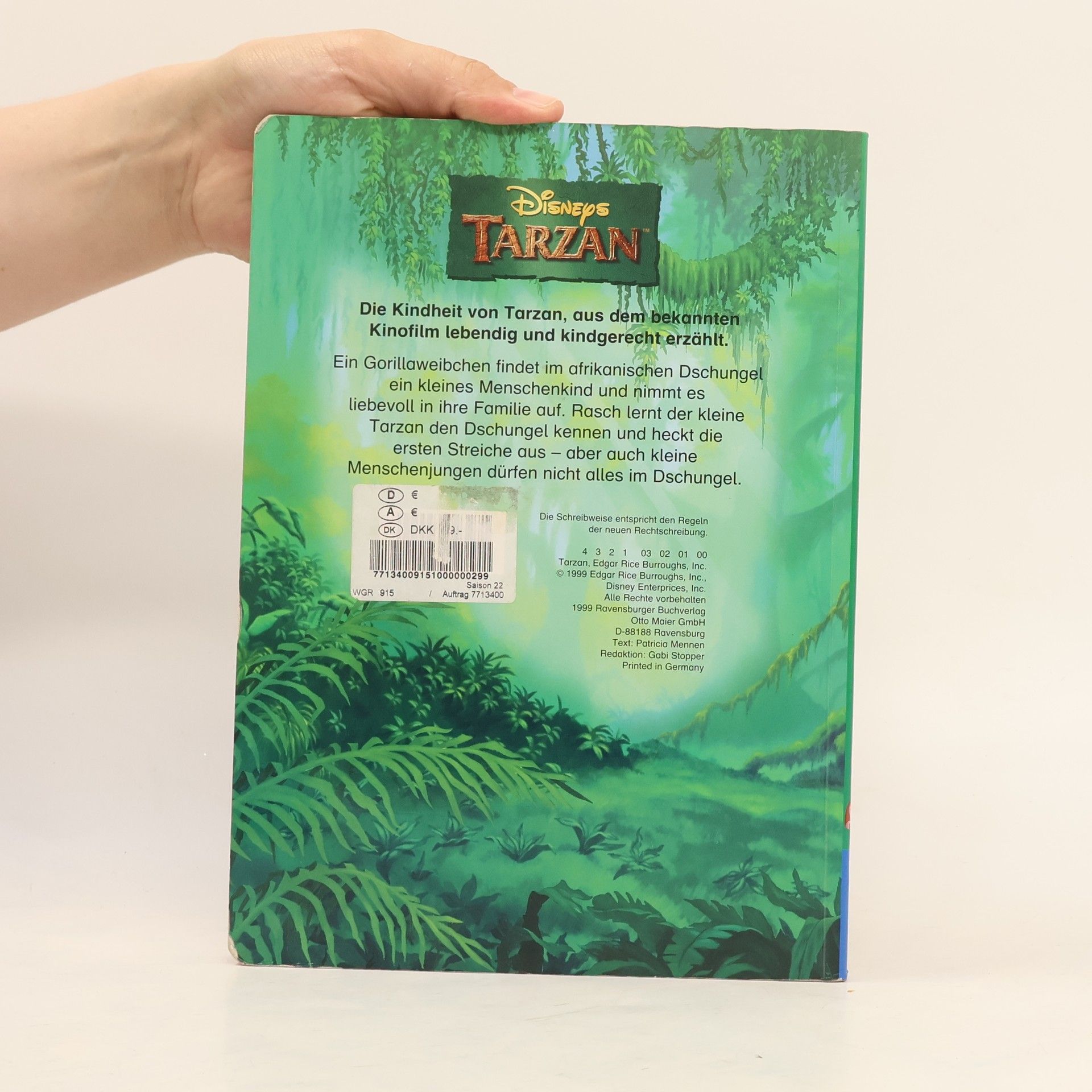Edgar Rice Burroughs Disneys Tarzan