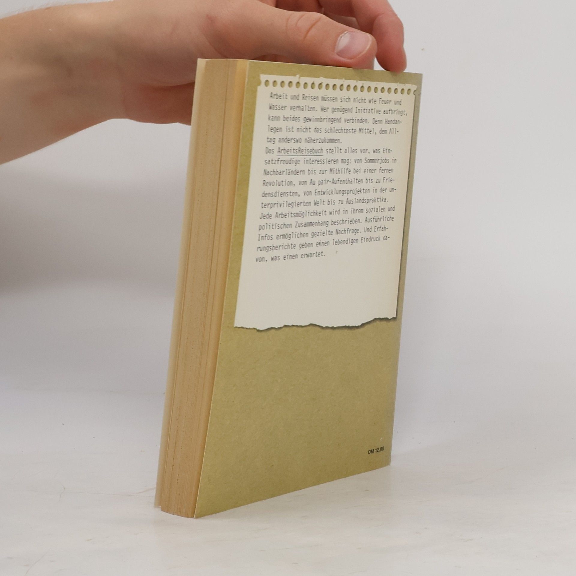Hartwig Bögeholz Das Arbeitsreisebuch