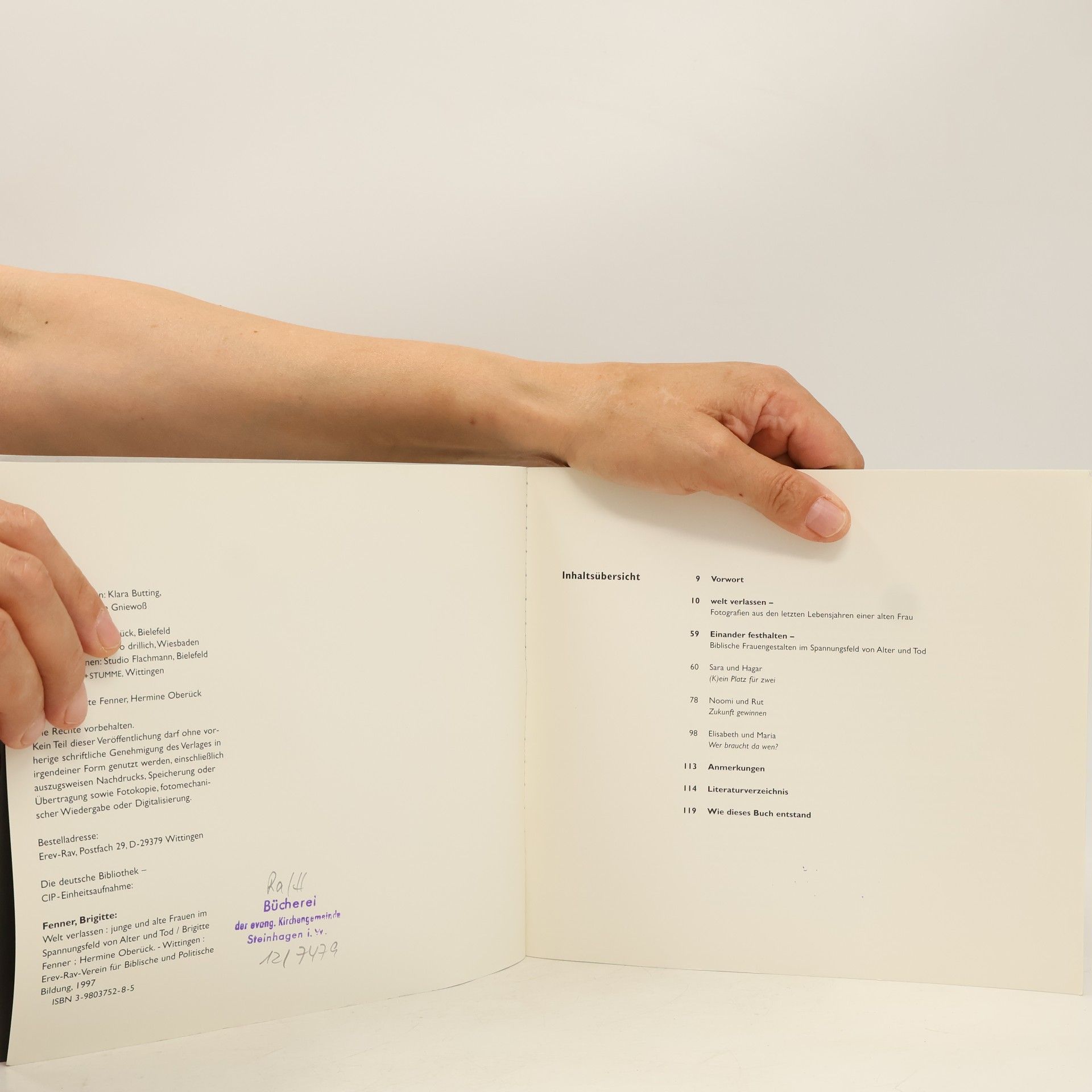 Brigitte Fenner Welt Verlassen
