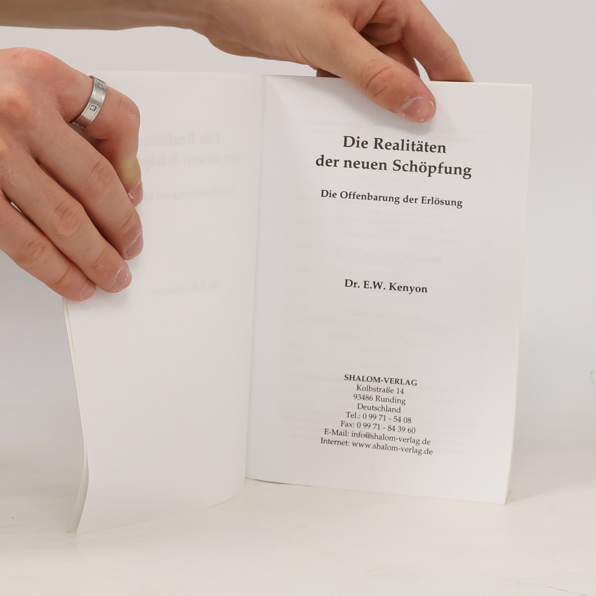 E. W. Kenyon Die Realitäten der neuen Schöpfung