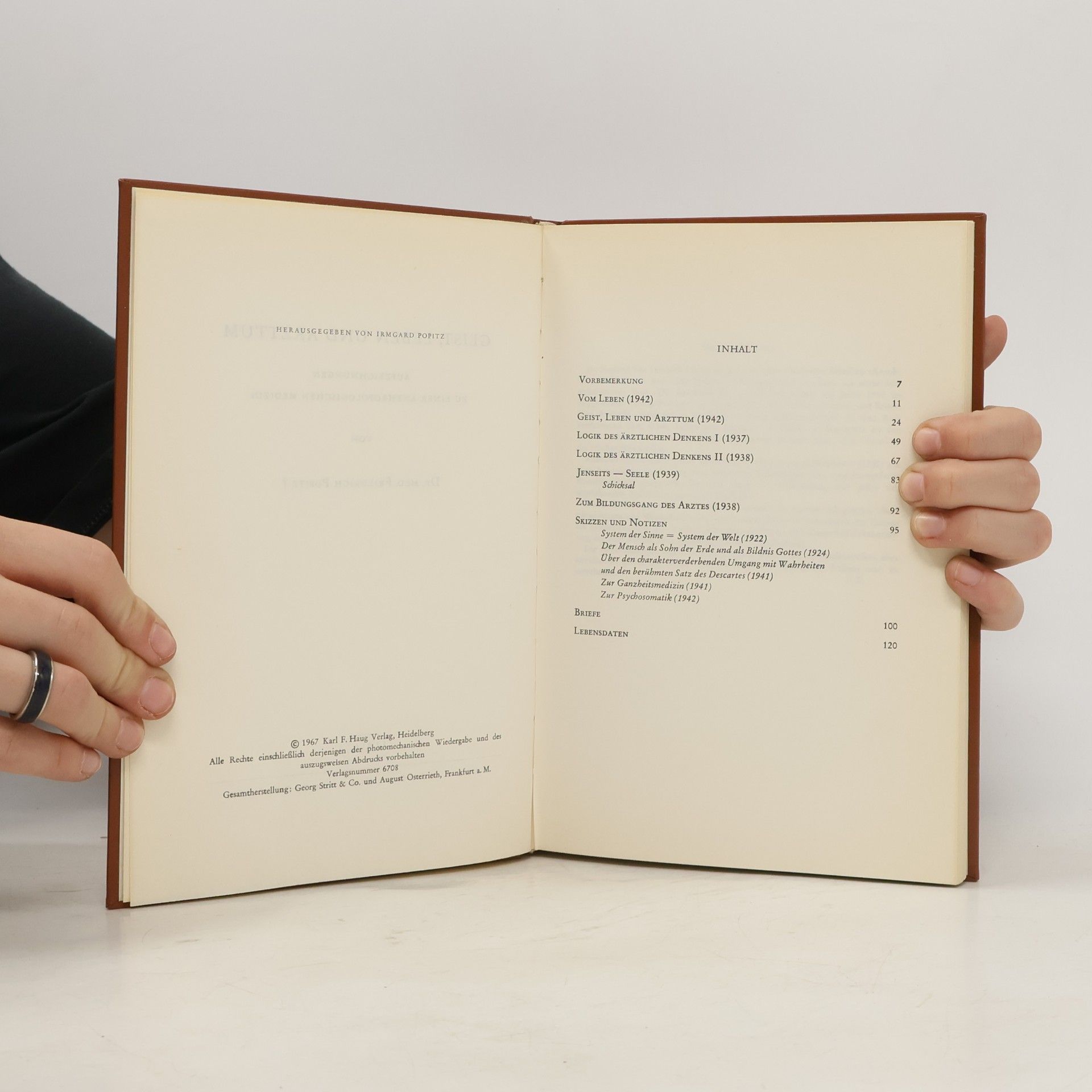 Friedrich Popitz Geist, Leben und Arzttum