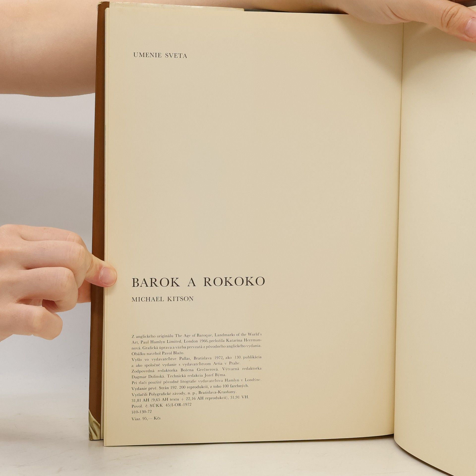 Michael Kitson Barok a rokoko
