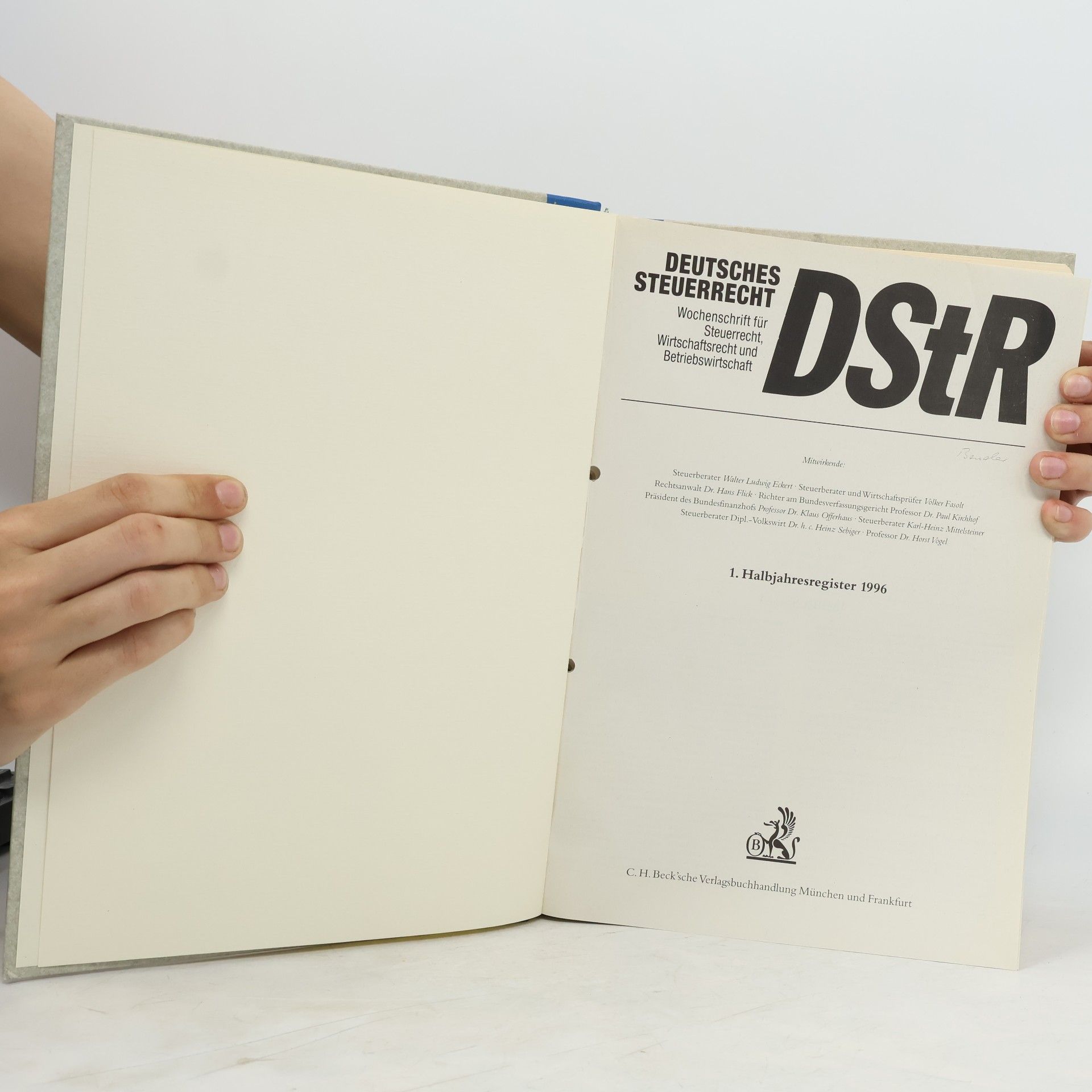 Autores varios Deutsches Steuerrecht