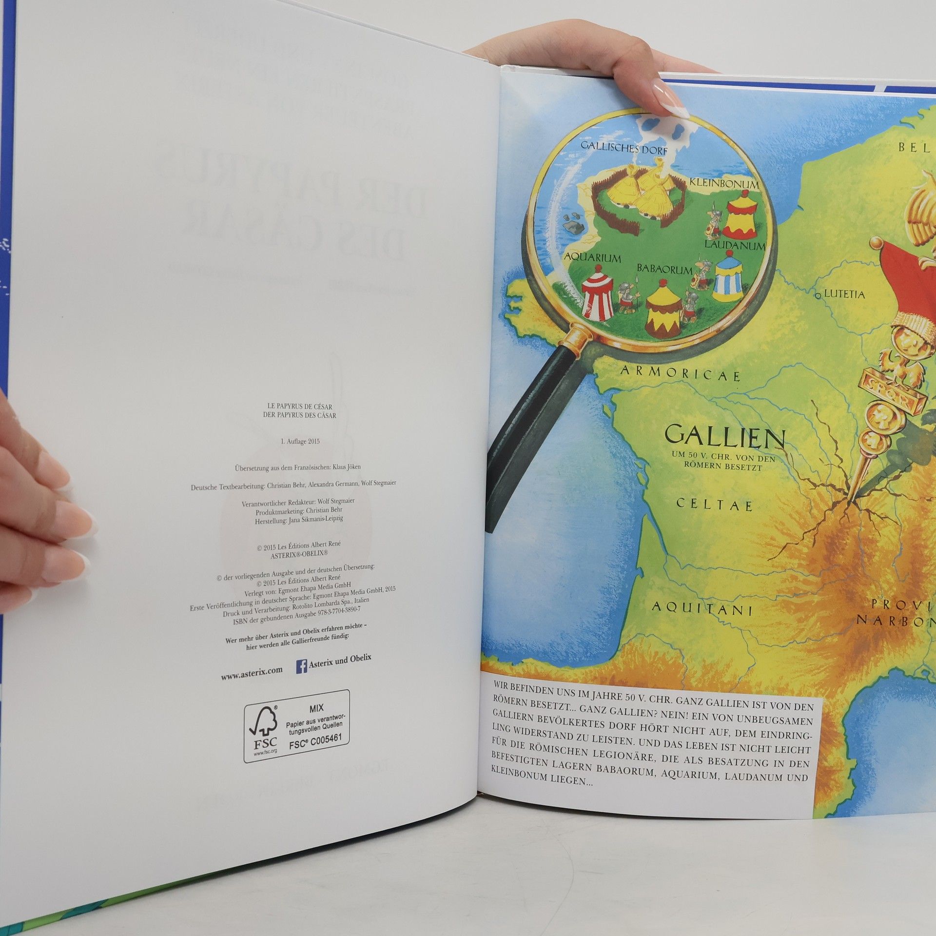 Jean-Yves Ferri Asterix. Der Papyrus des Cäsar