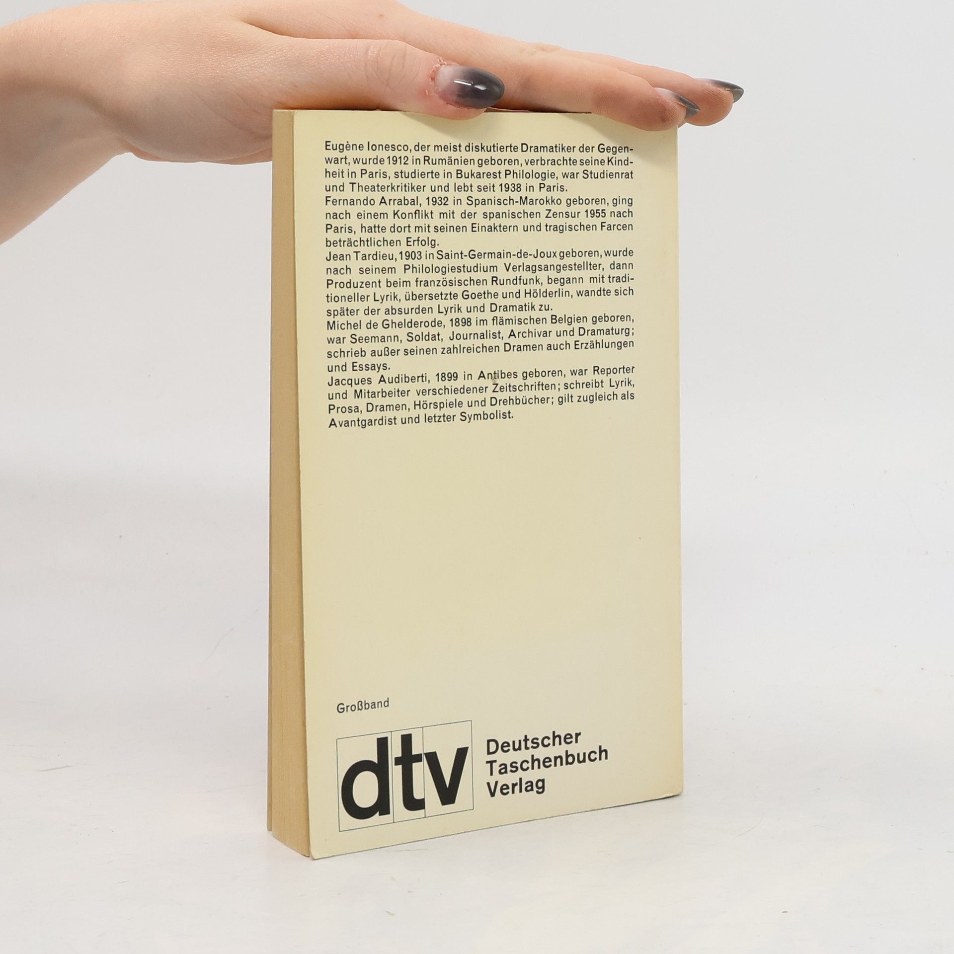 Autorenkollektiv Absurdes Theater. Stücke von lonesco, Arrabal, Tardieu, Ghelderode, Audiberti