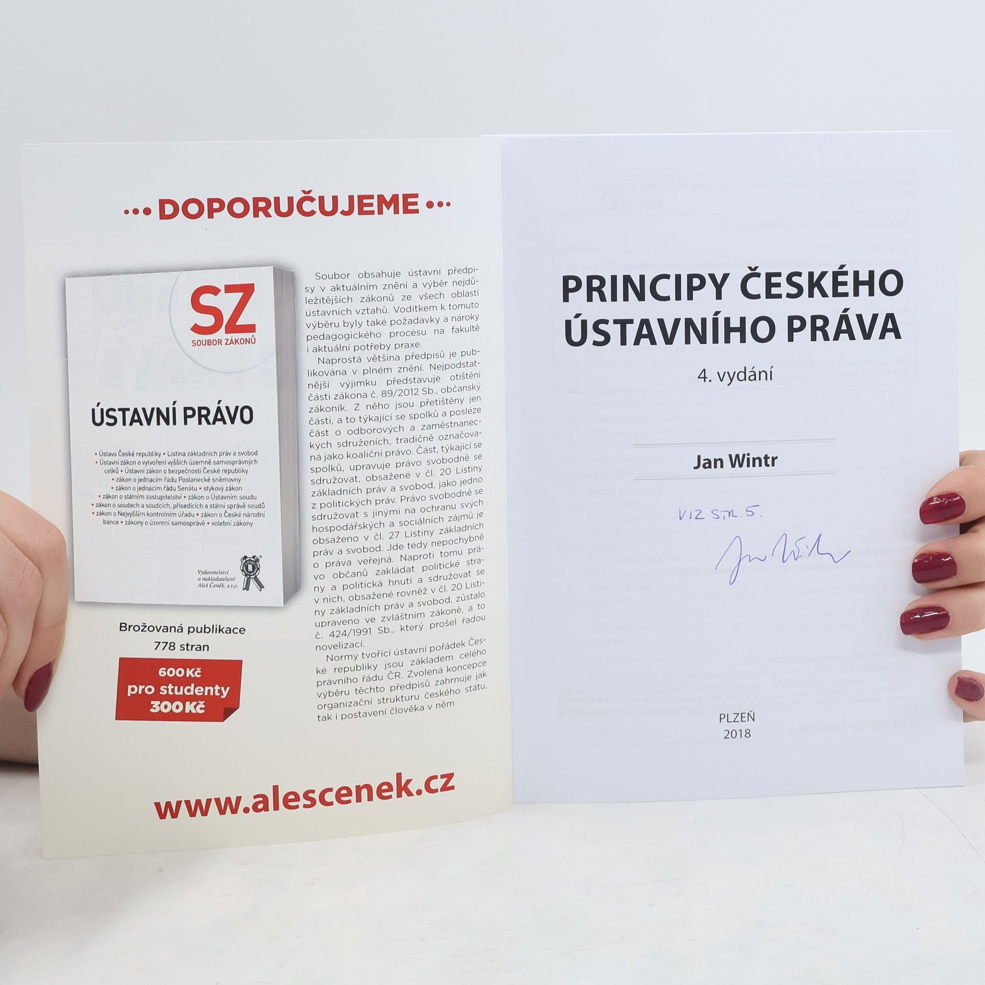 Jan Wintr Principy českého ústavního práva