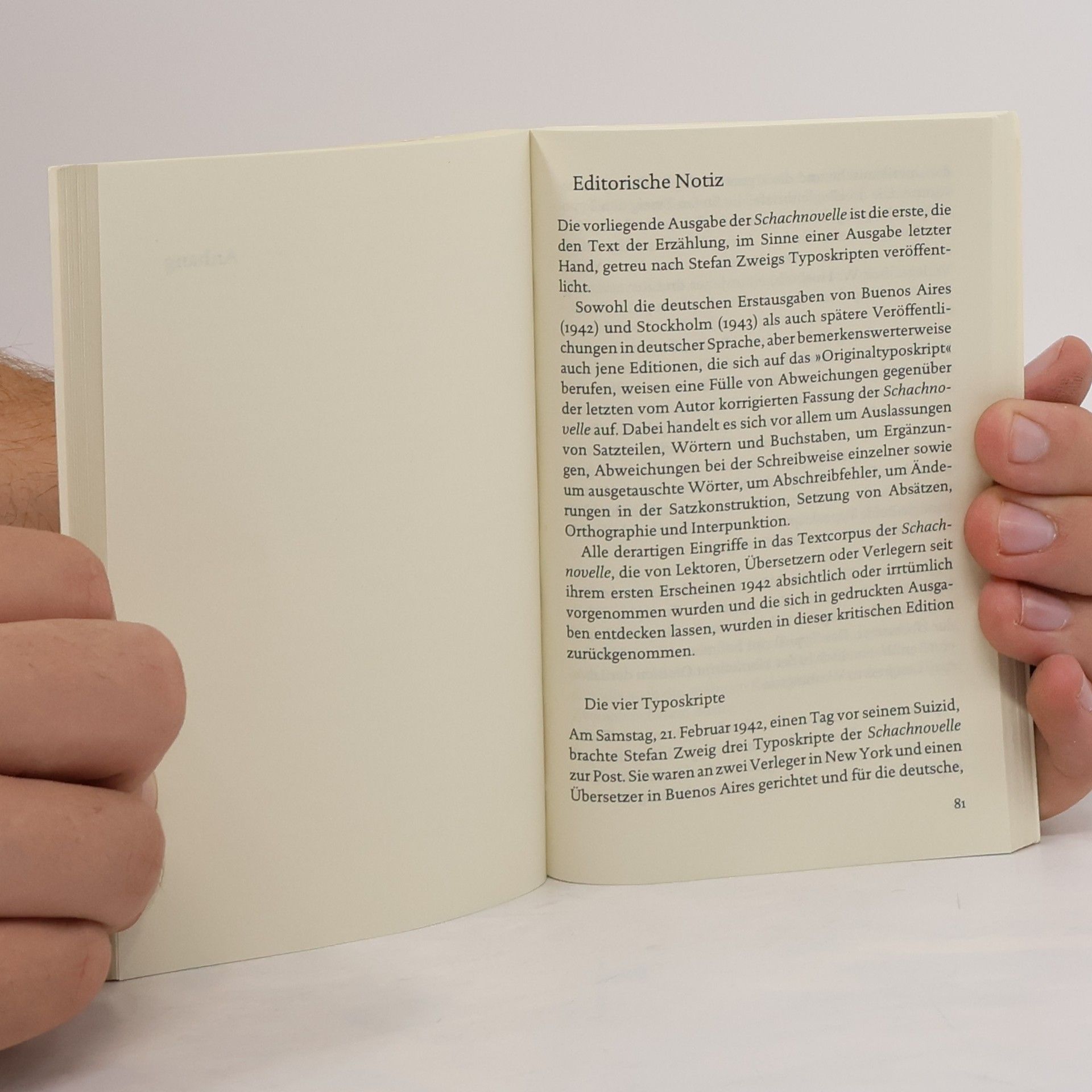 Stefan Zweig Schachnovelle