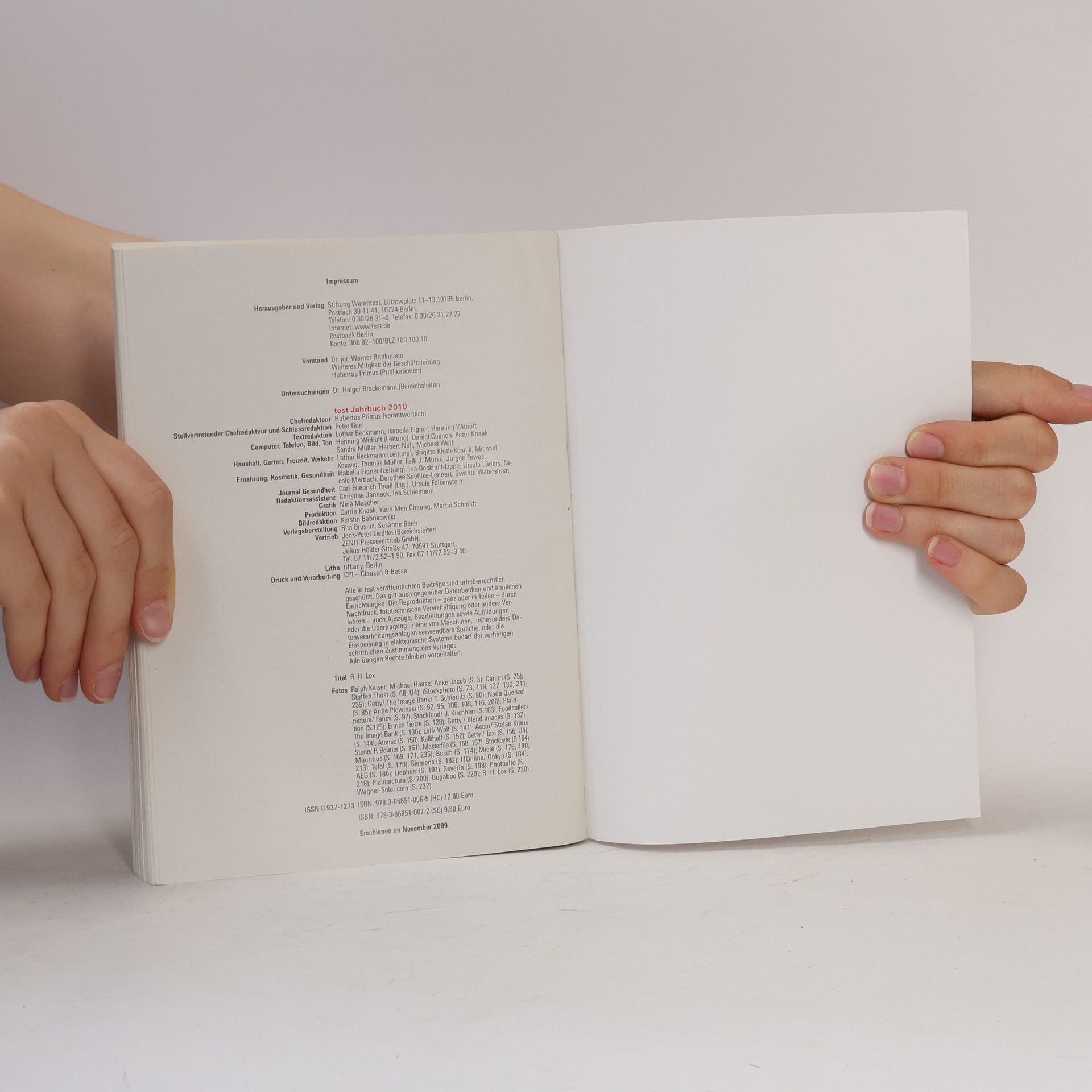 Autorenkollektiv Stiftung Warentest Jahrbuch 2010 / Über 100 Tests und Reports