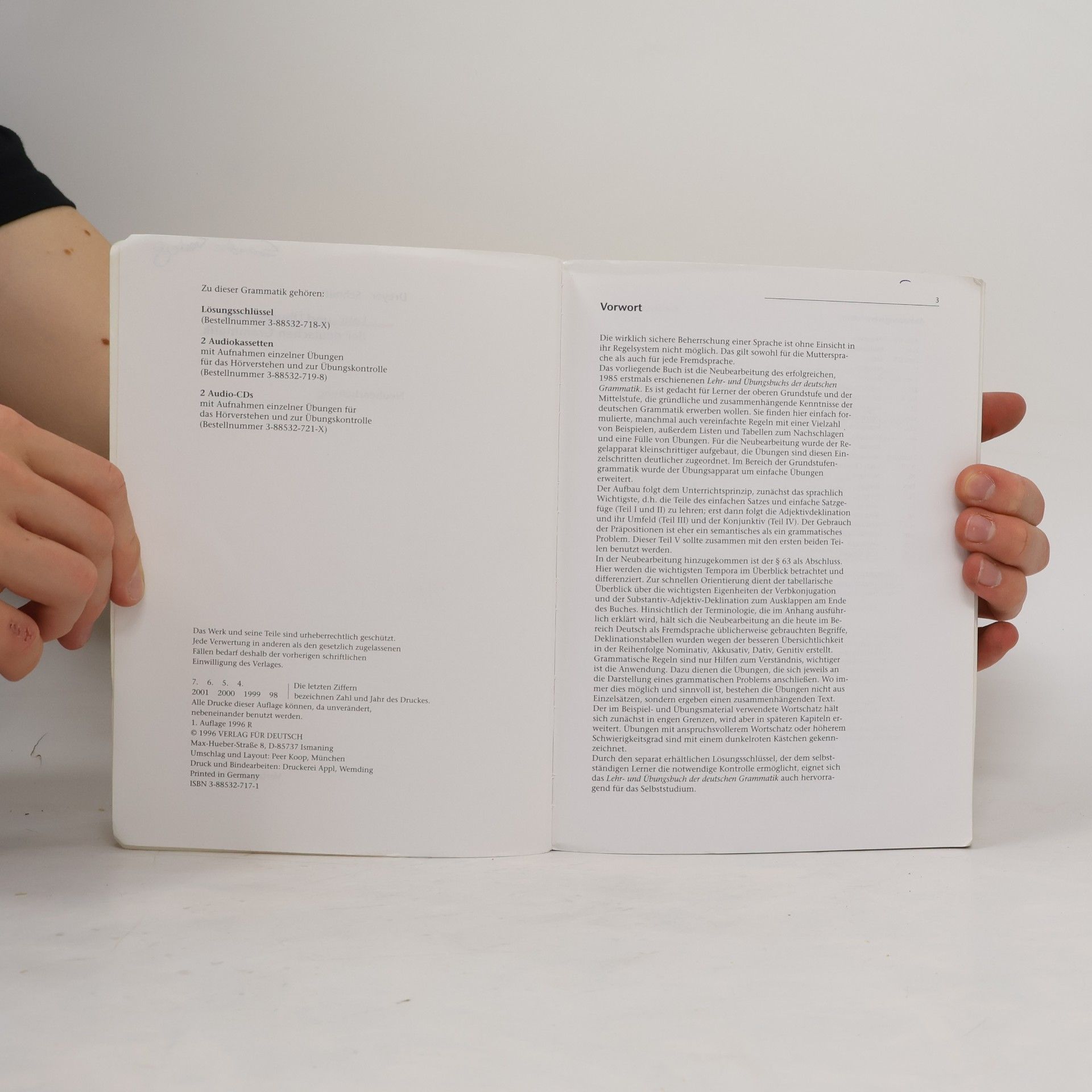 Hilke Dreyer Lehr- und Übungsbuch der deutschen Grammatik