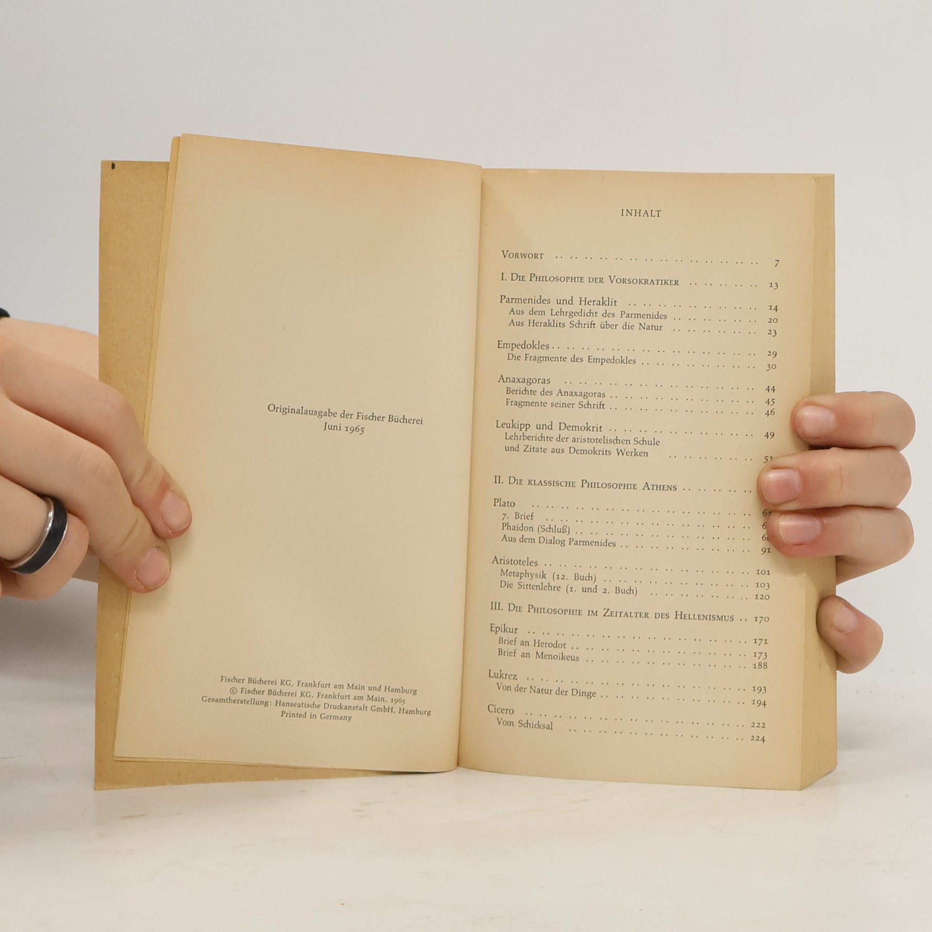 Hans-Georg Gadamer Philosophisches Lesebuch 1