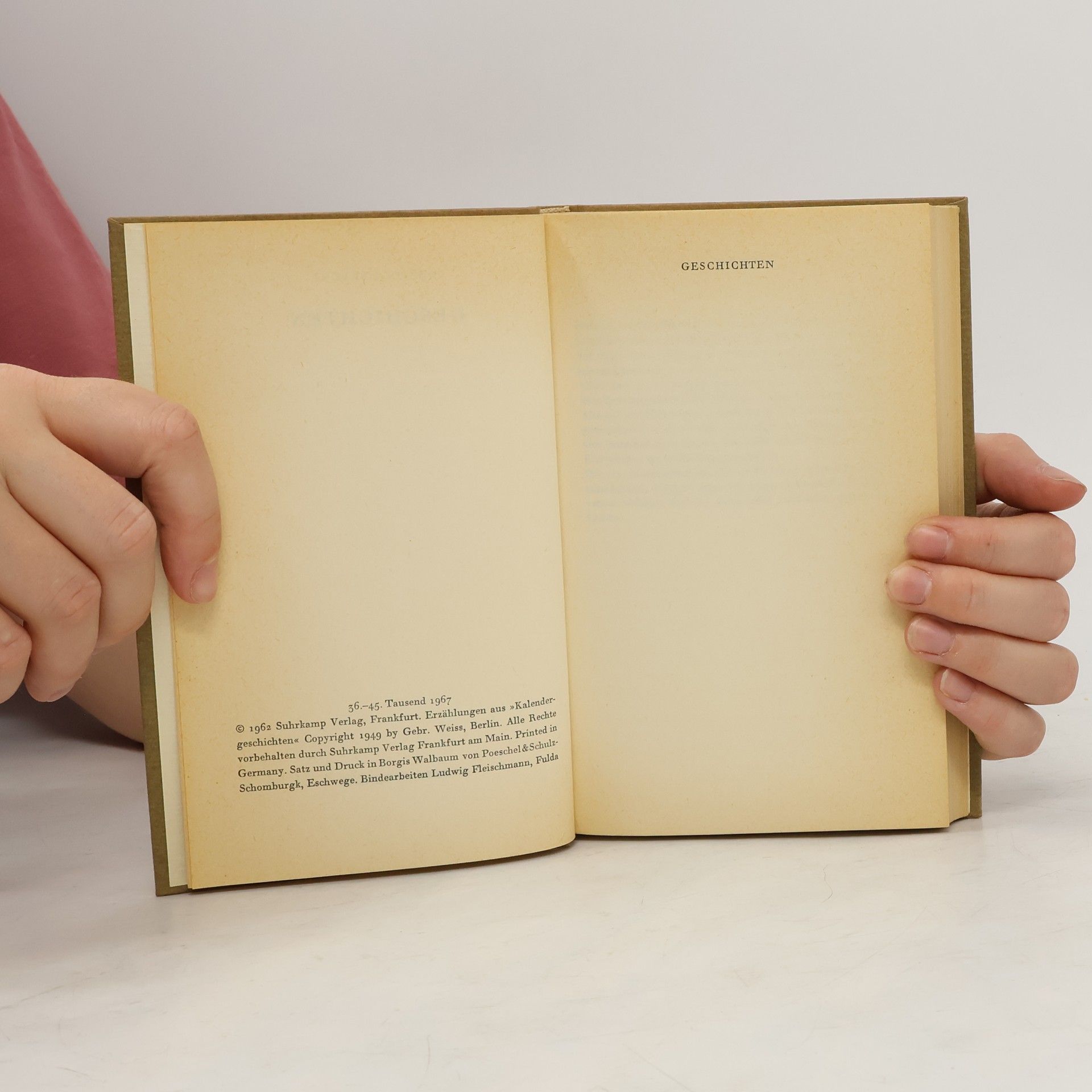 Bertolt Brecht Geschichten