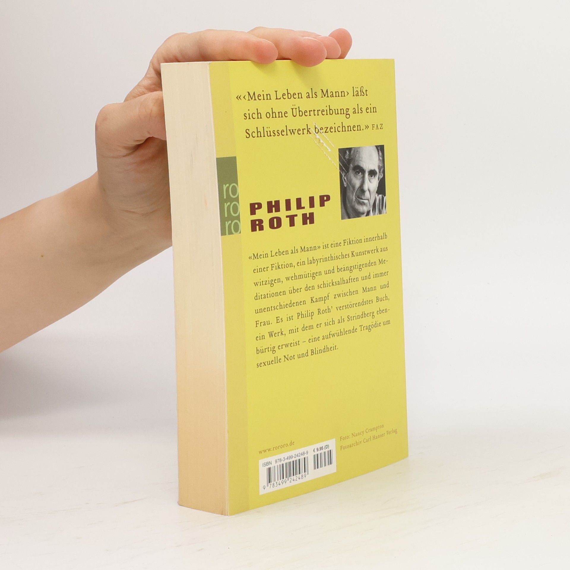 Philip Roth Mein Leben als Mann