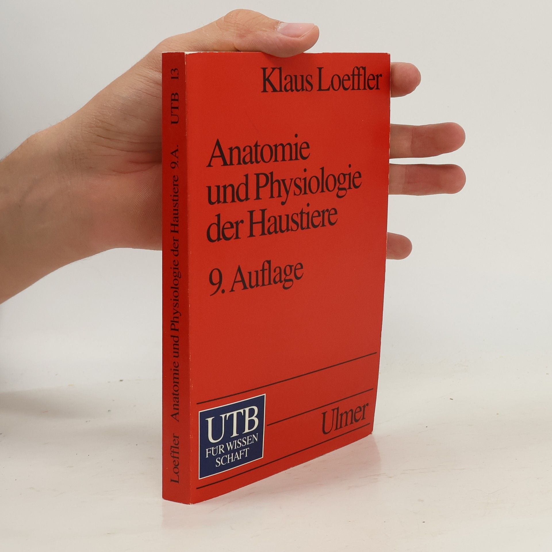Klaus Loeffler Anatomie und Physiologie der Haustiere