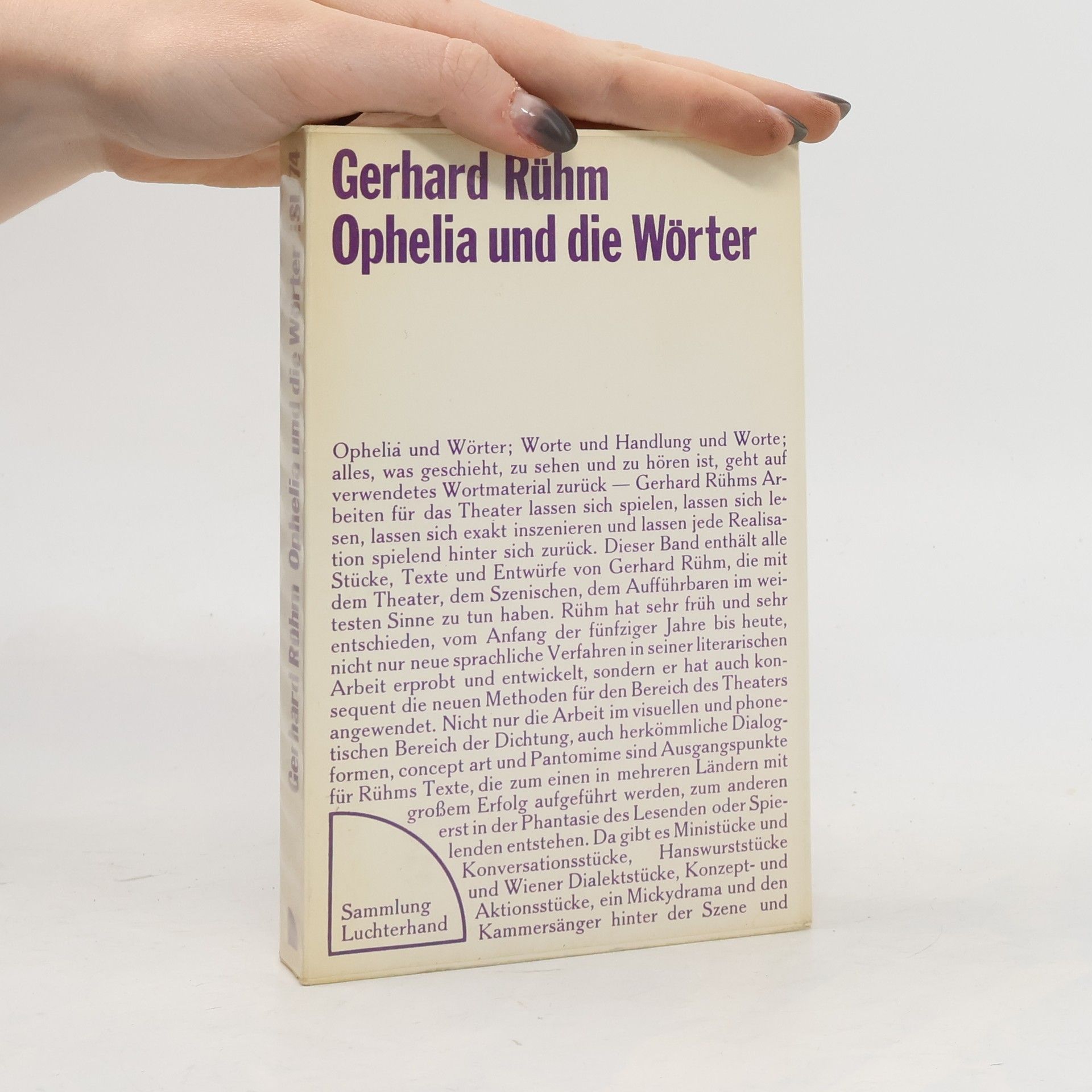 Ophelia und die Wörter