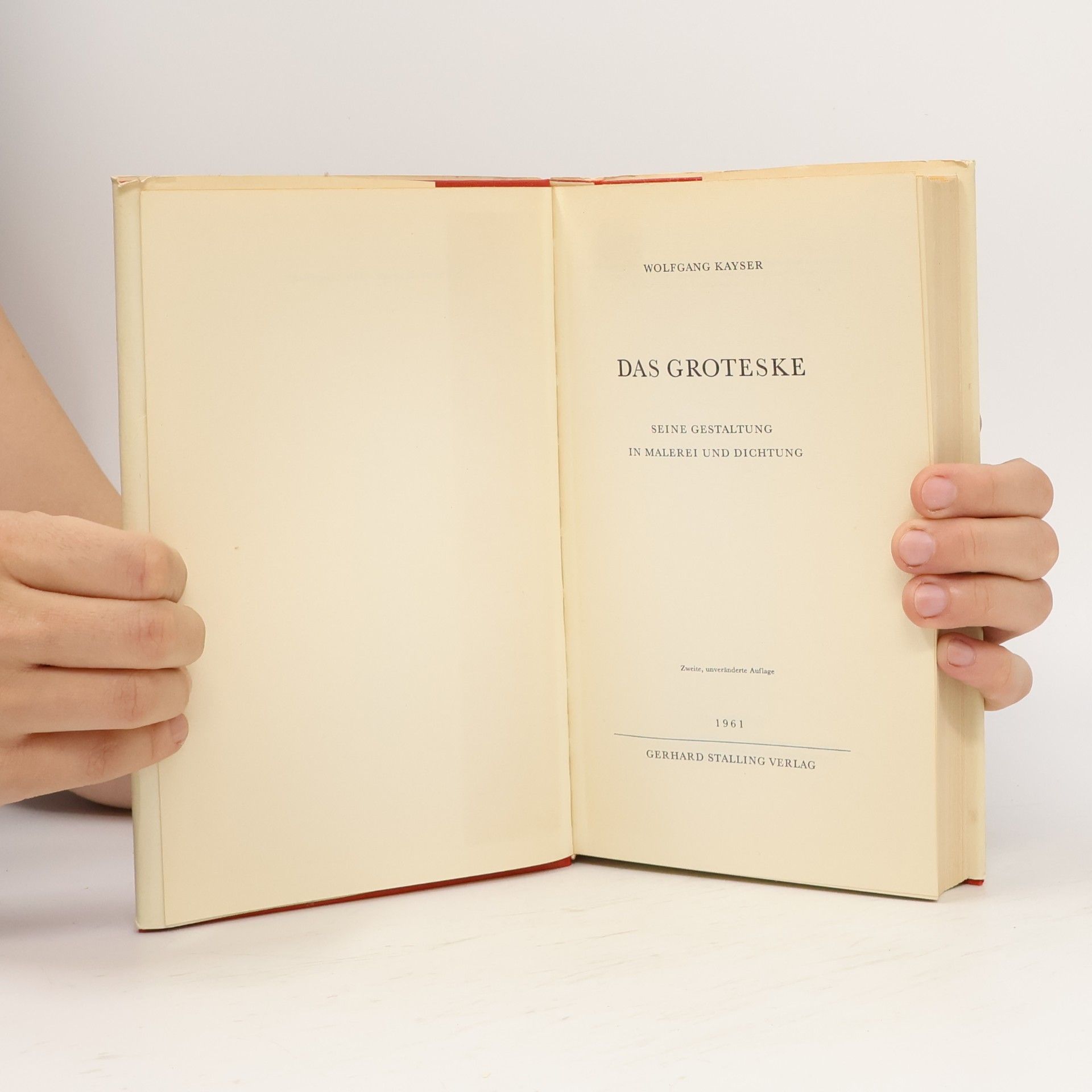 Wolfgang Kaiser Das Groteske, seine Gestaltung in Malerei und Dichtung