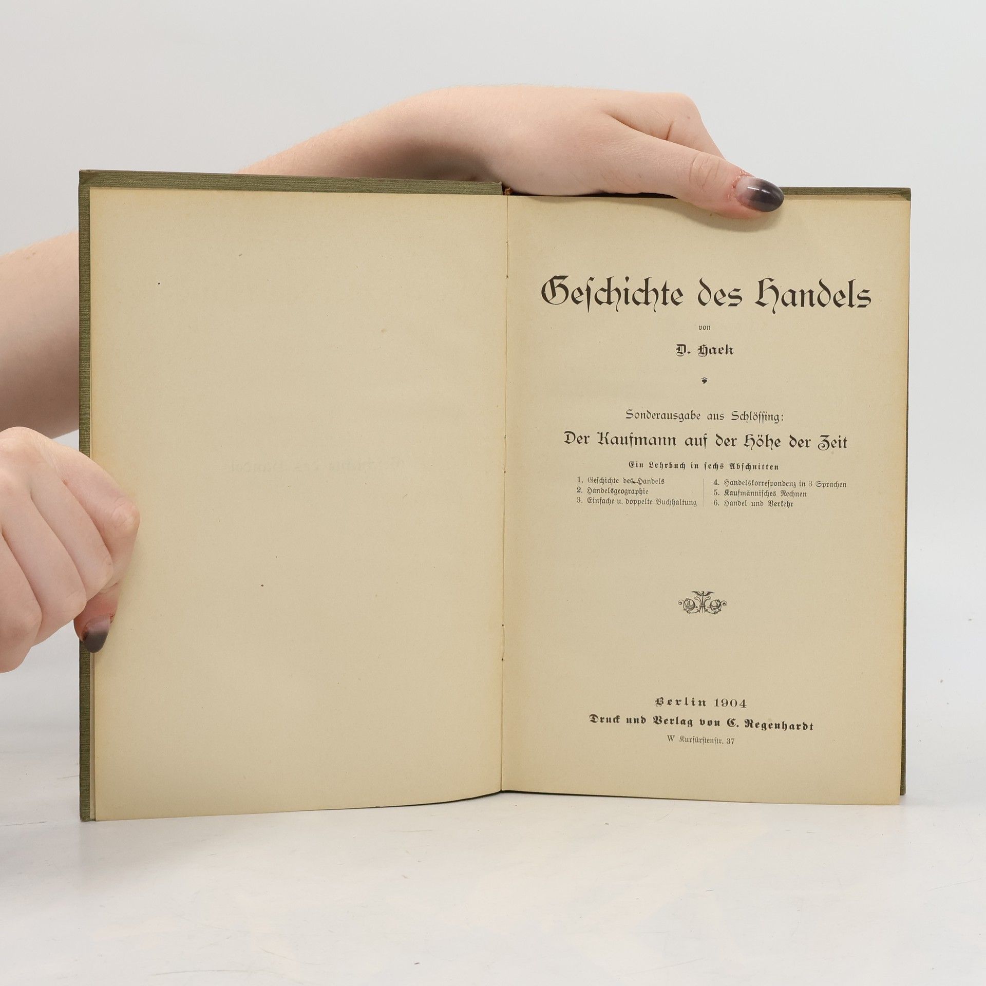 Johannes Falke Die Geschichte des deutschen Handels