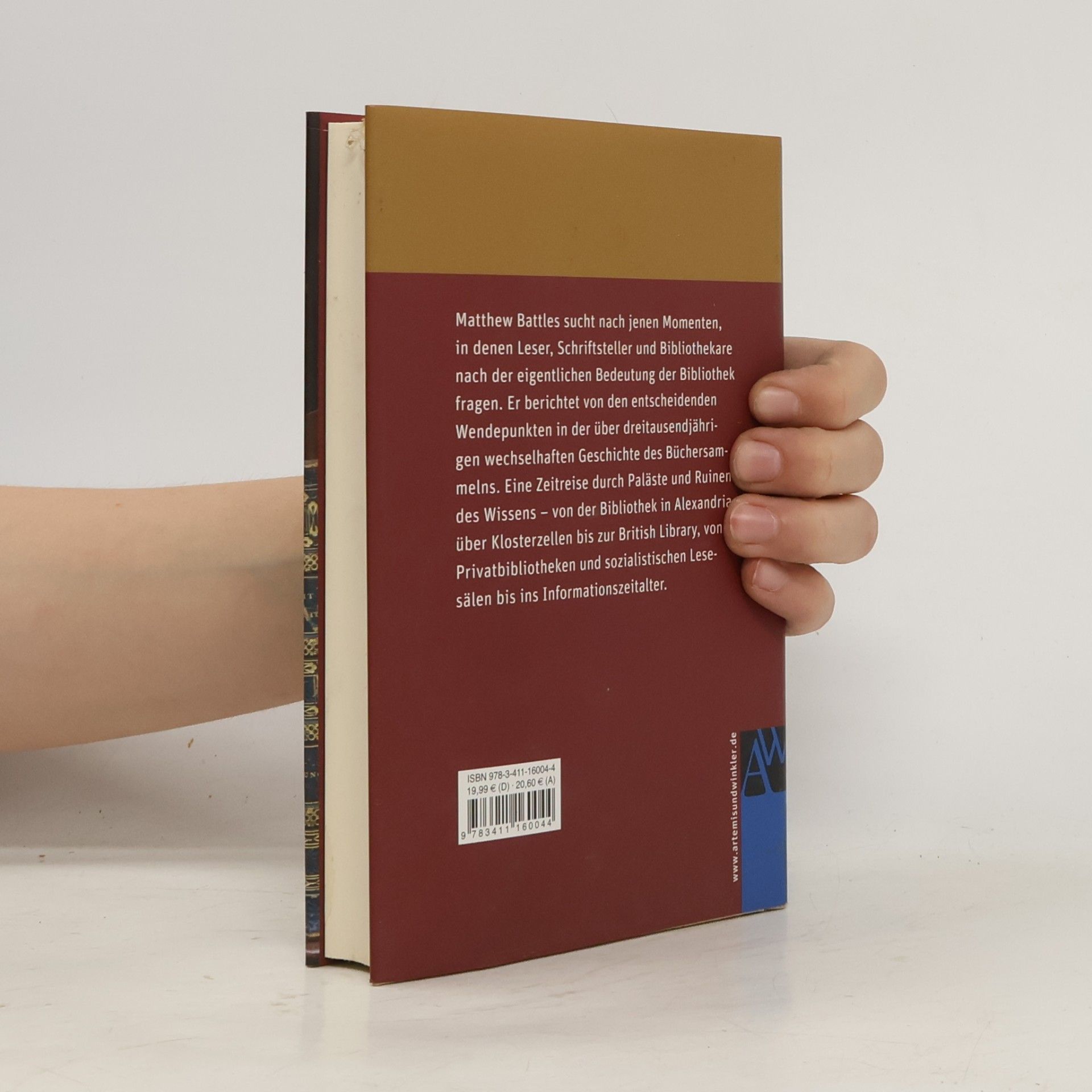 Matthew Battles Die Welt der Bücher
