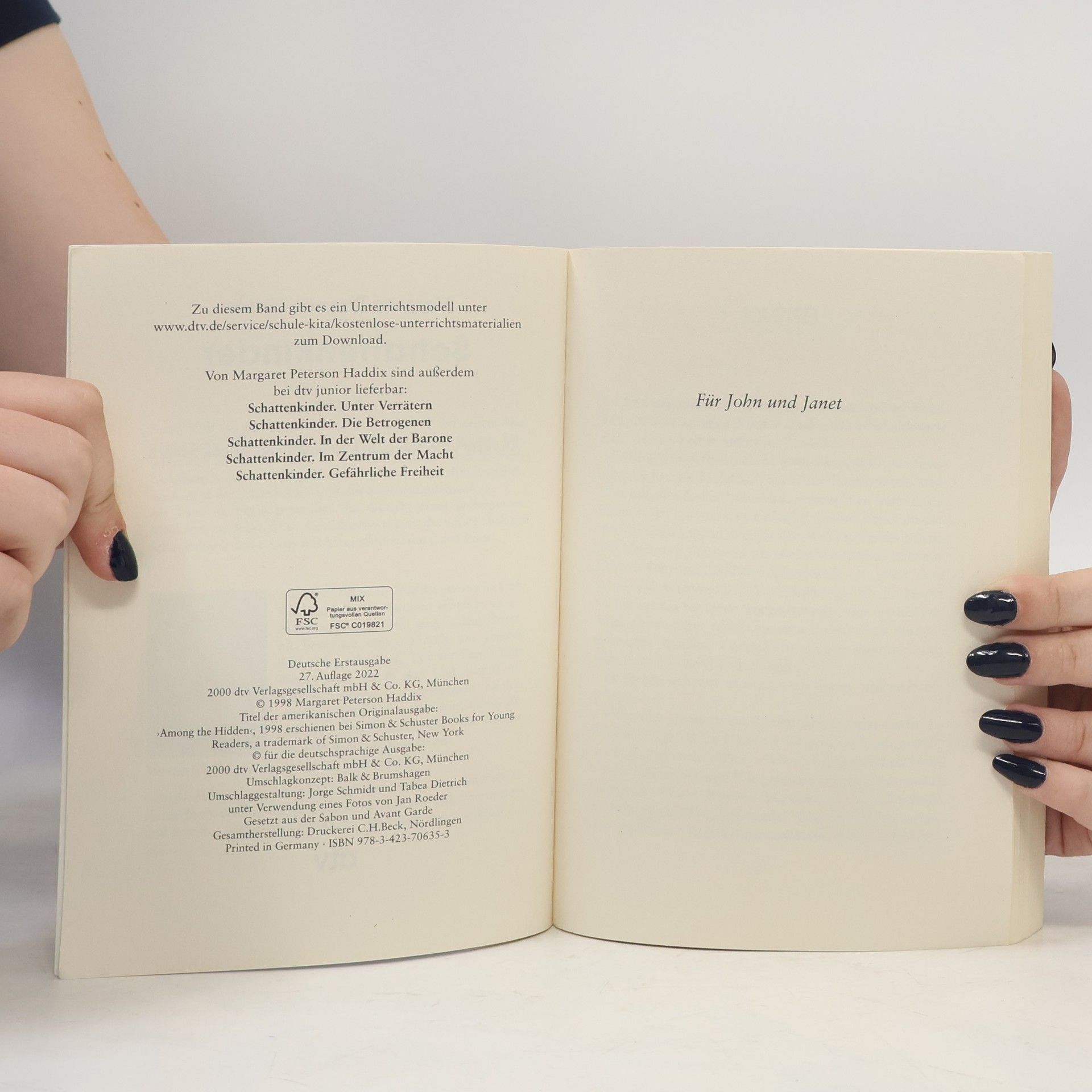 Haddix Margaret Peterson Schattenkinder