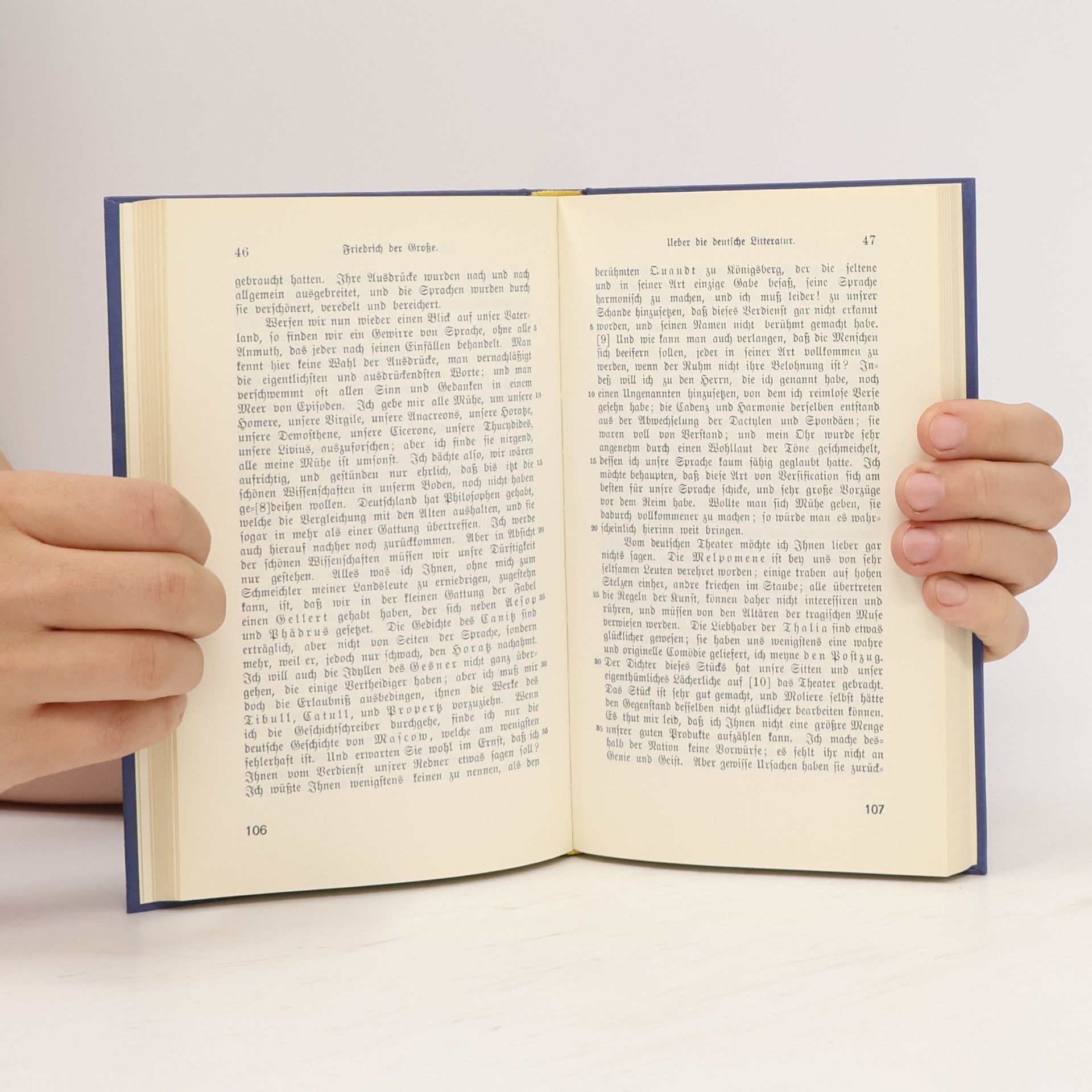 Friedrich der Große De la littérature allemande