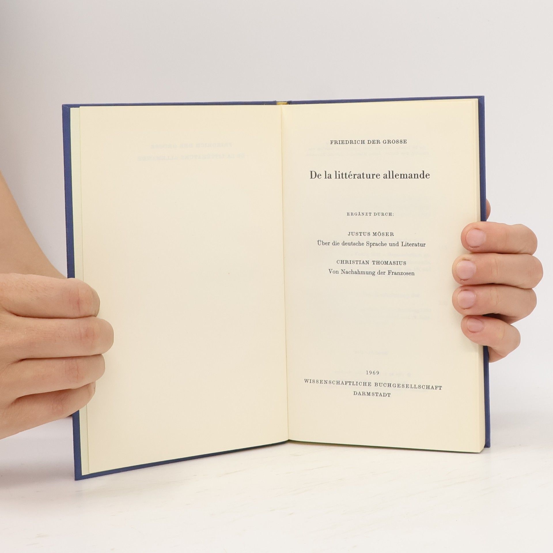 Friedrich der Große De la littérature allemande