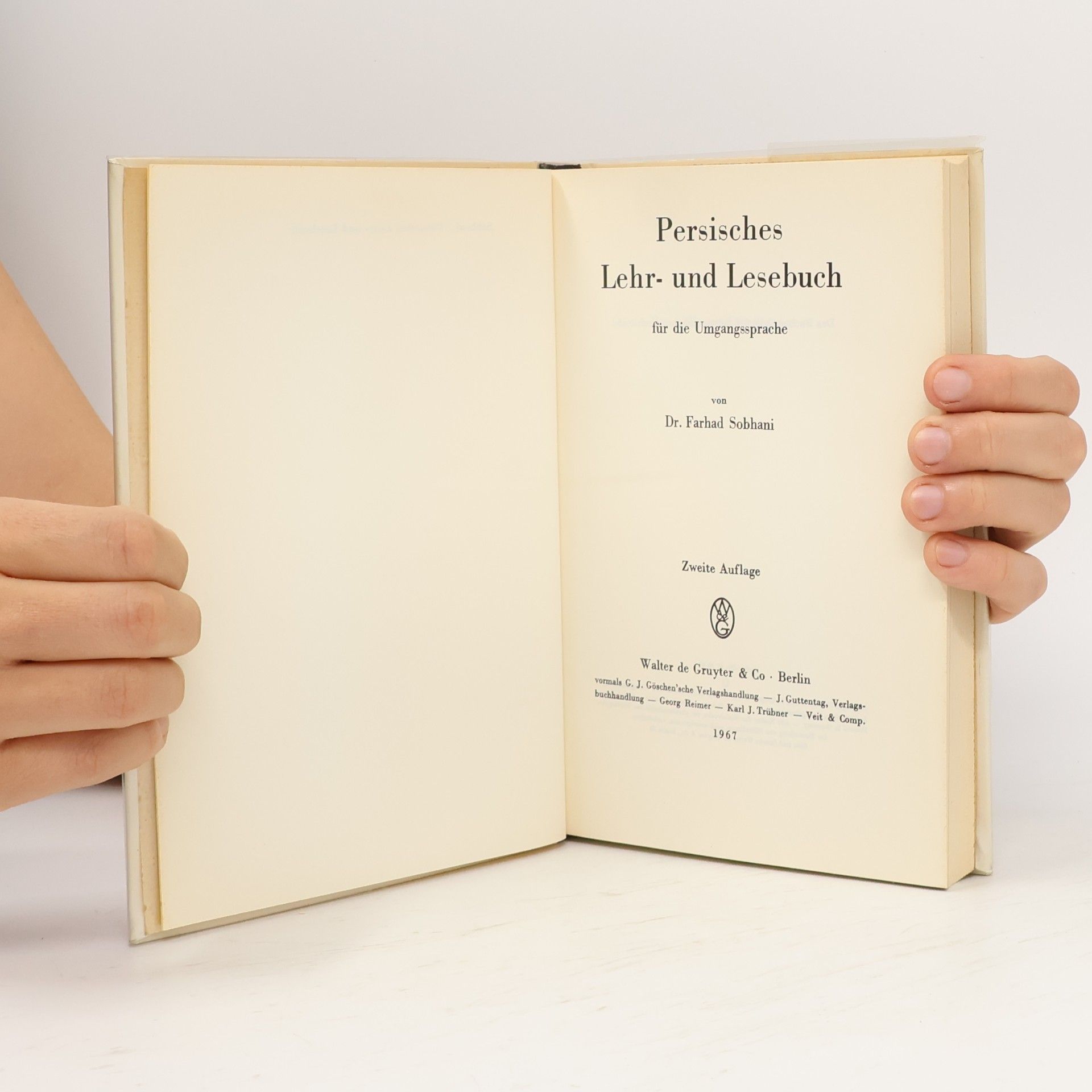 Farhad Sobhani Persisches Lehr- und Lesebuch