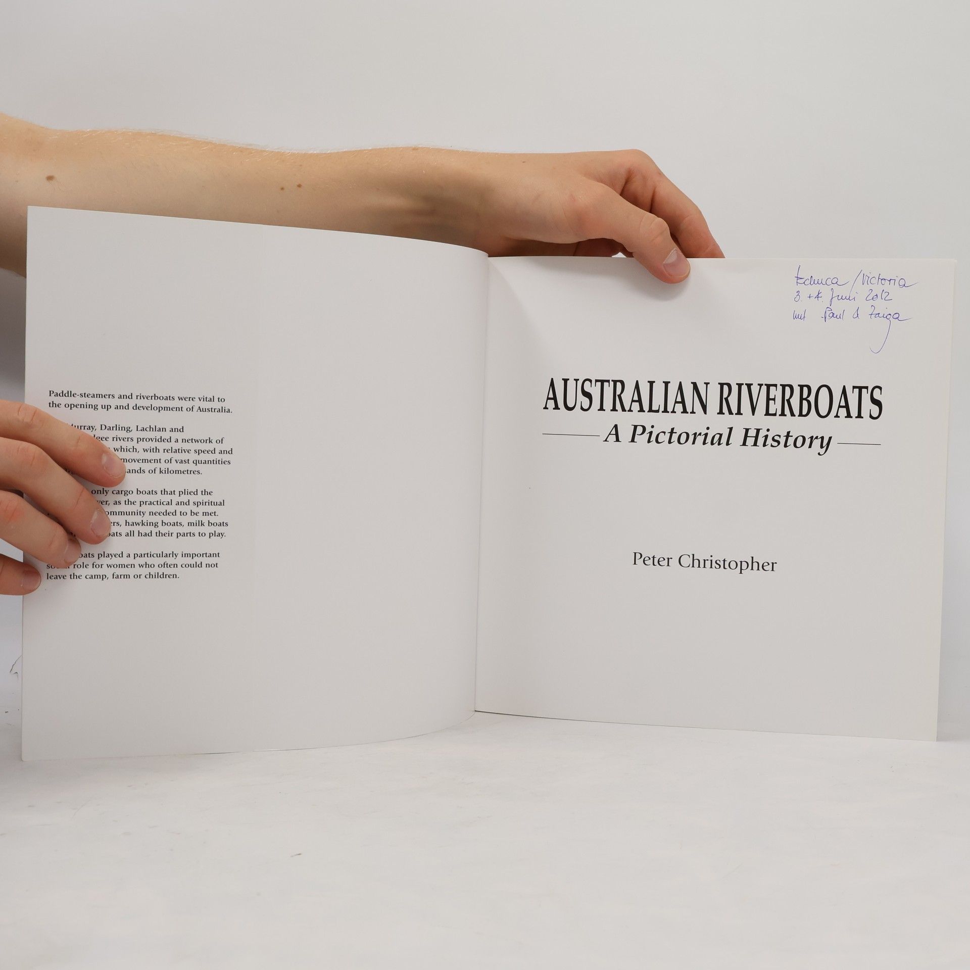 Peter G. Christopher Australian Riverboats - A Pictorial History