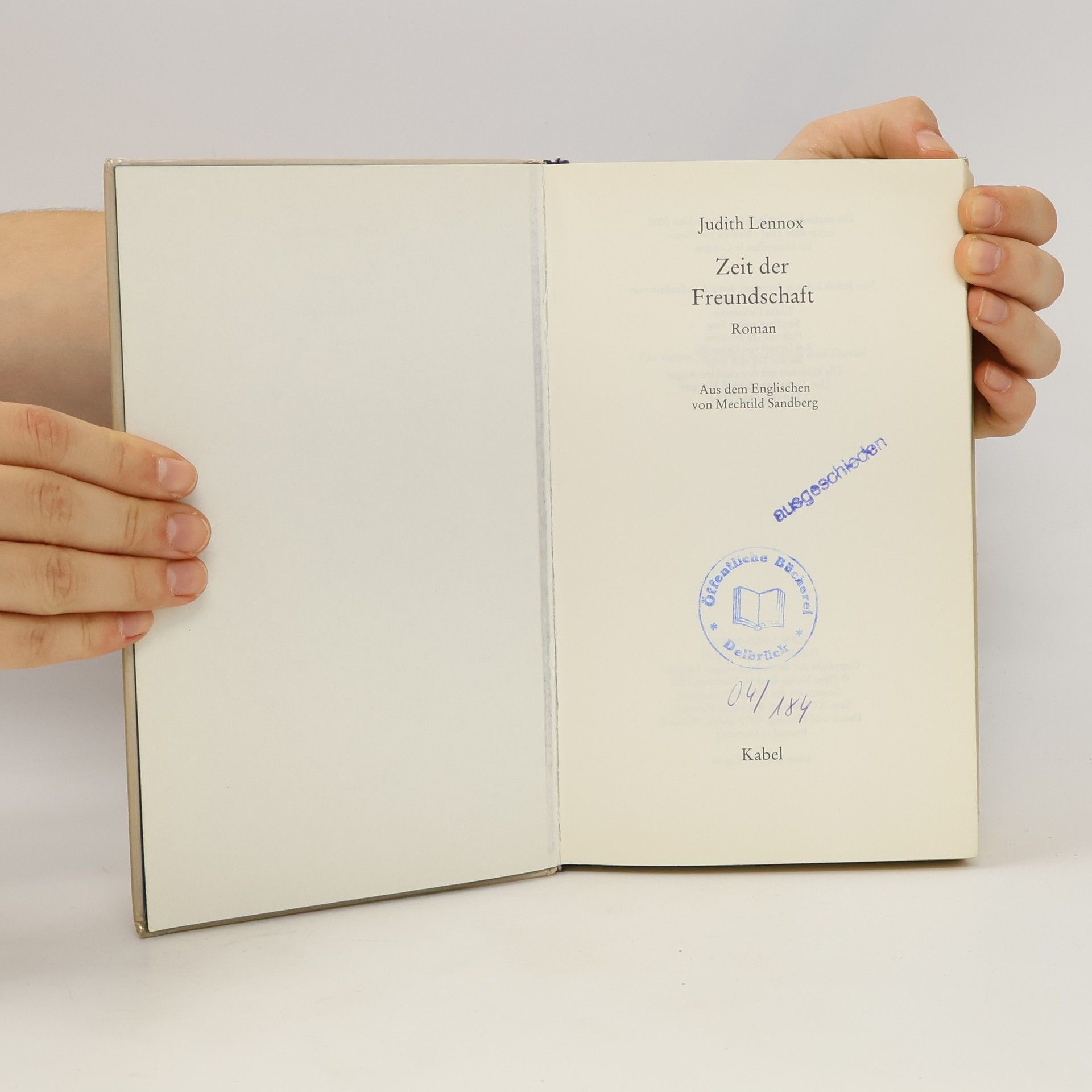 Judith Lennox Zeit der freundschaft