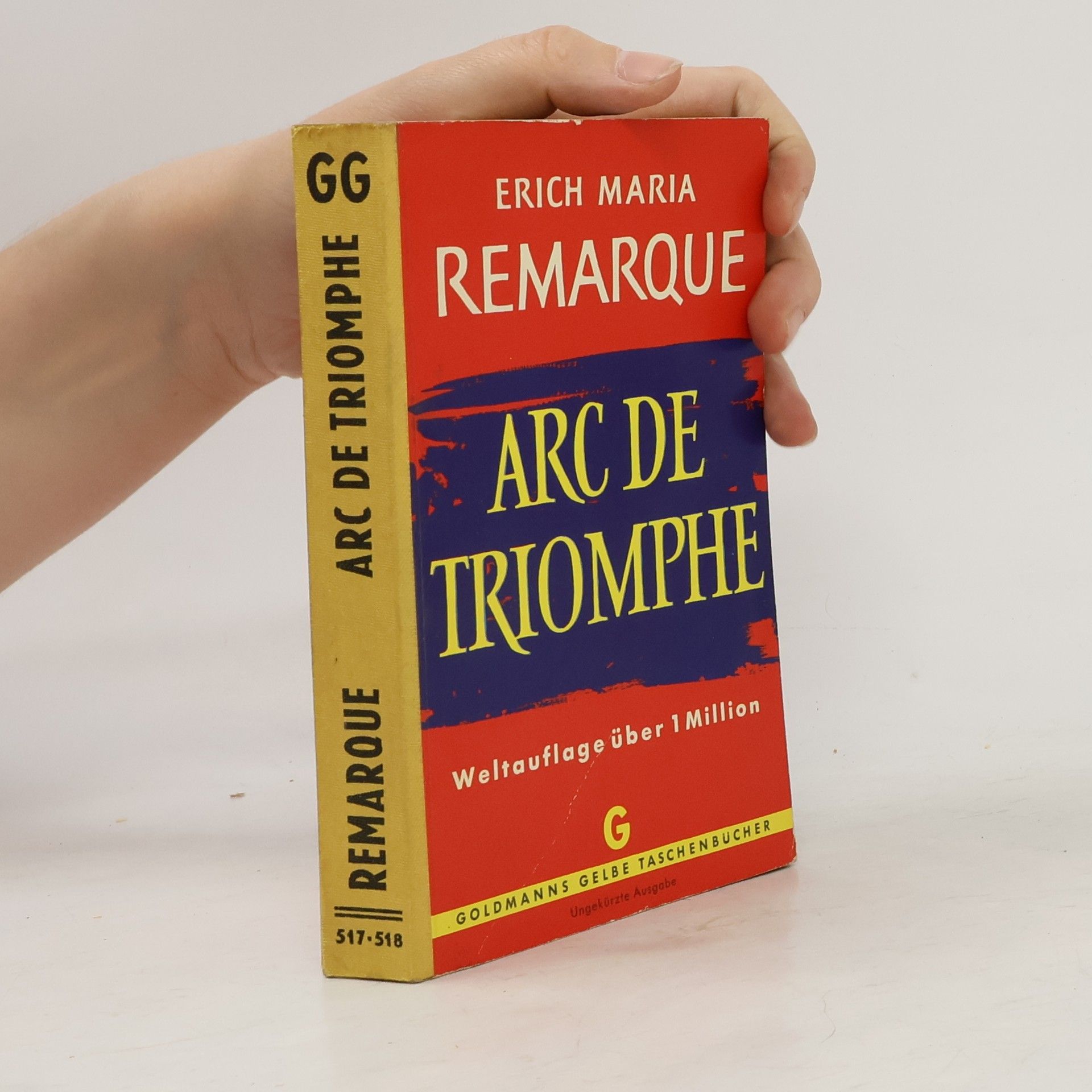 Erich Maria Remarque Arc de Triomphe