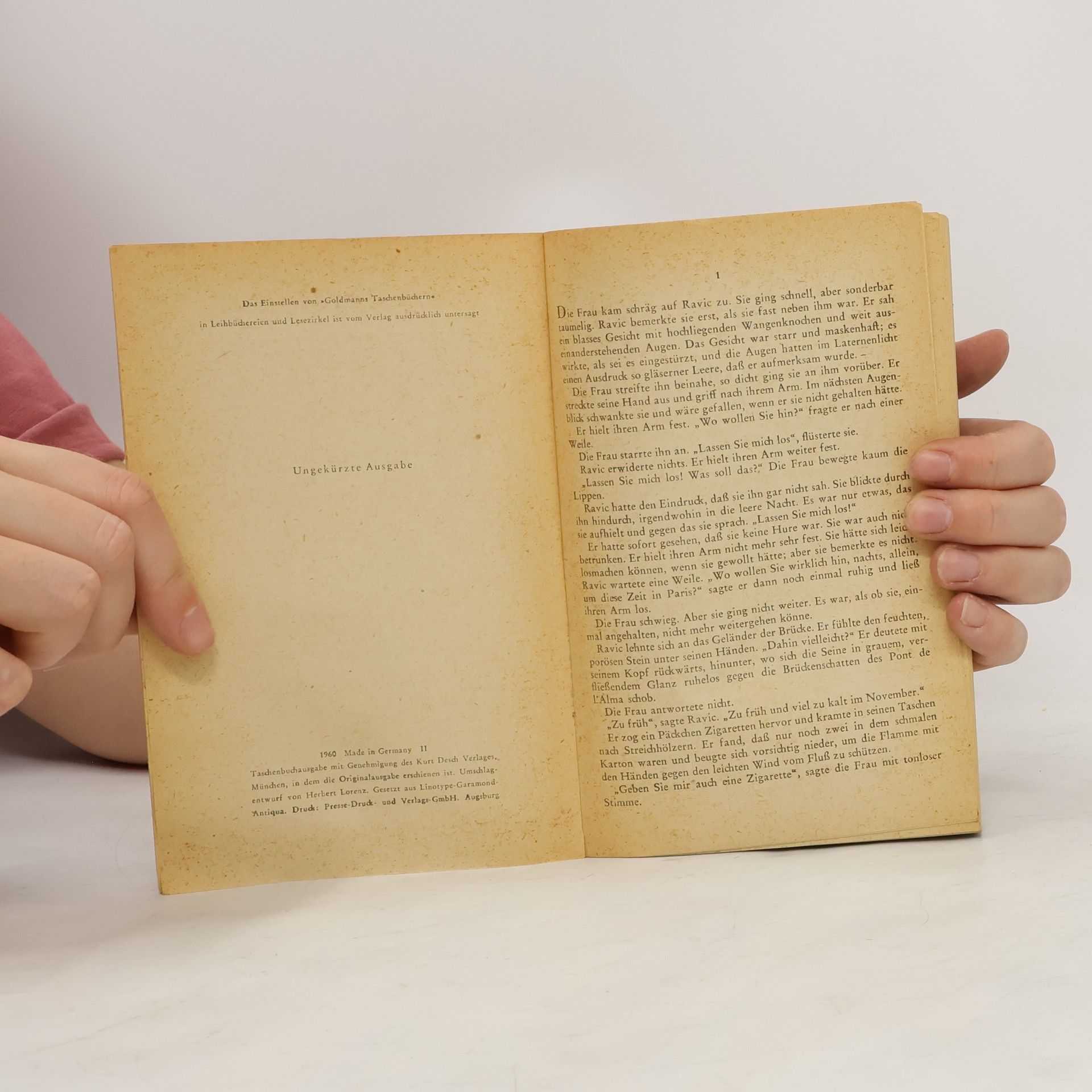 Erich Maria Remarque Arc de Triomphe