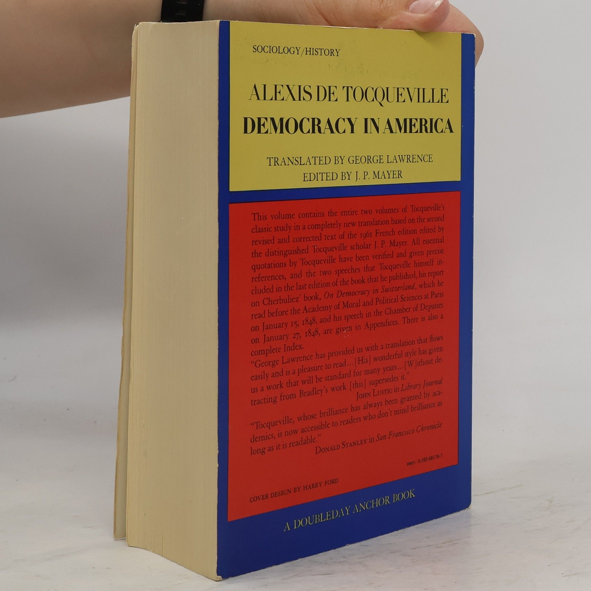 Alexis de Tocqueville Democracy in America