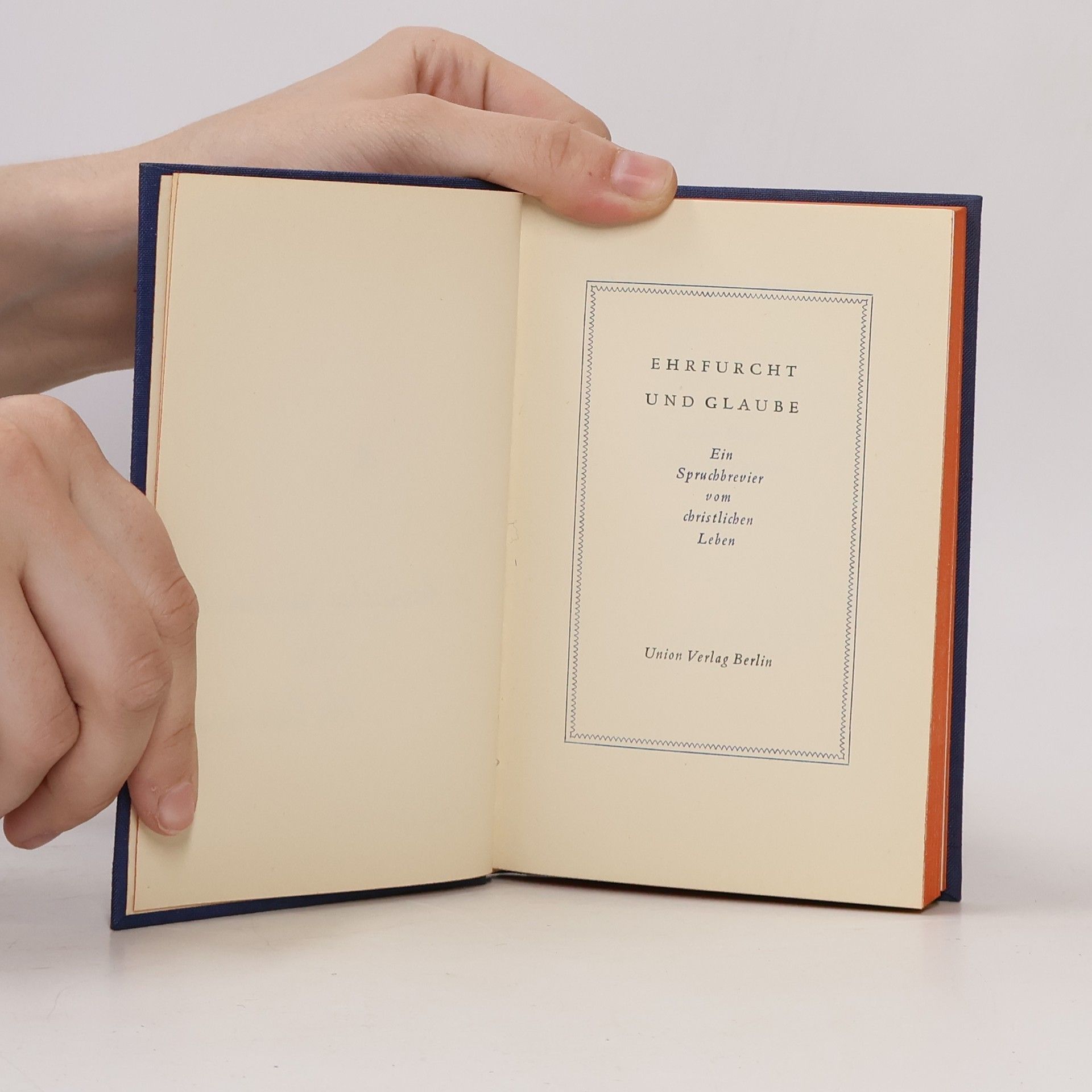 Various authors Ehrfurcht und Glaube