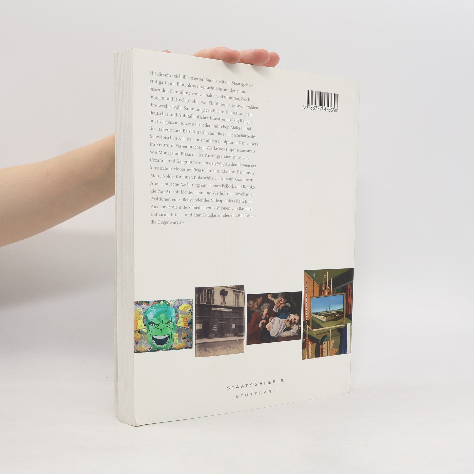 Ina Conzen Staatsgalerie Stuttgart, die Sammlung