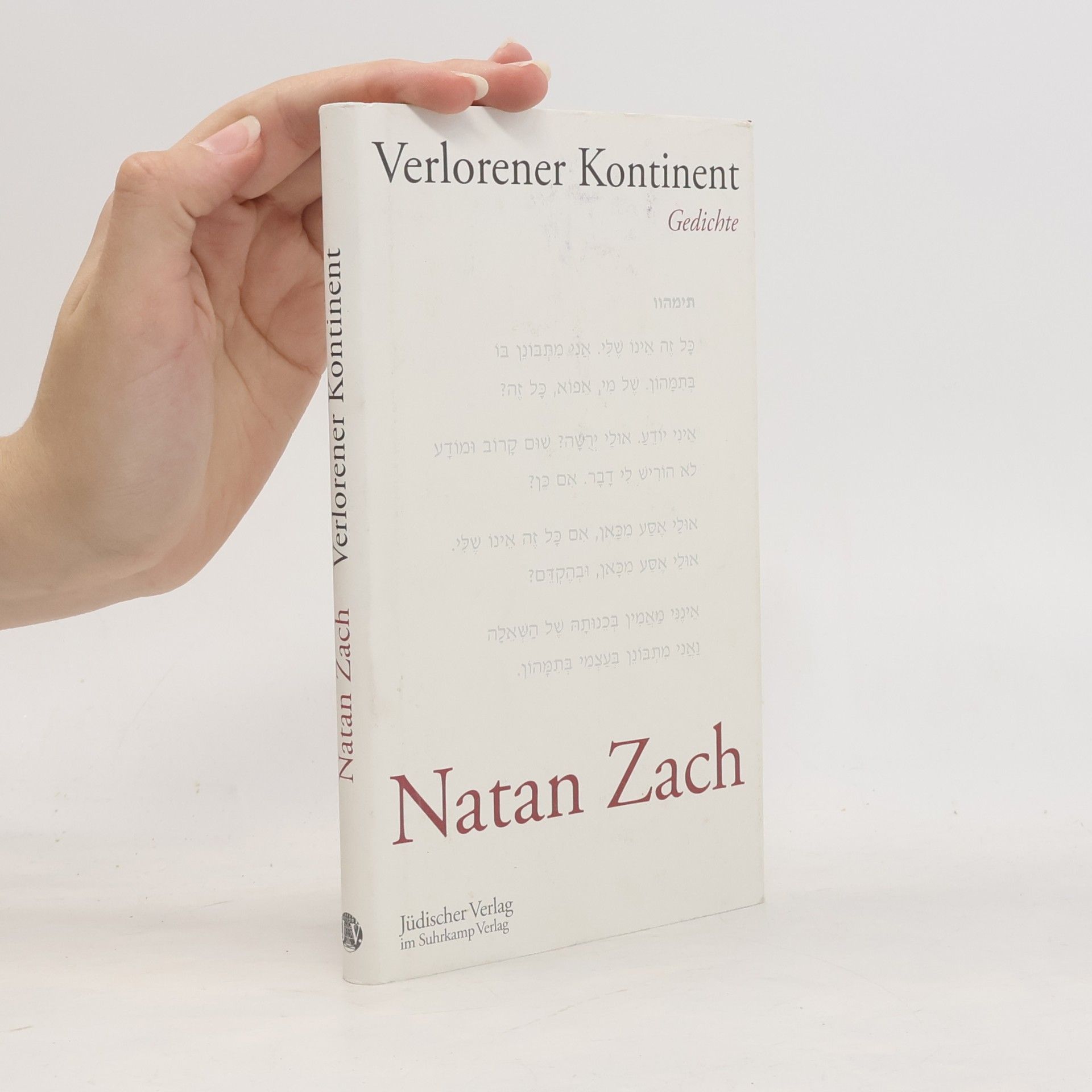 Natan Zach Verlorener Kontinent