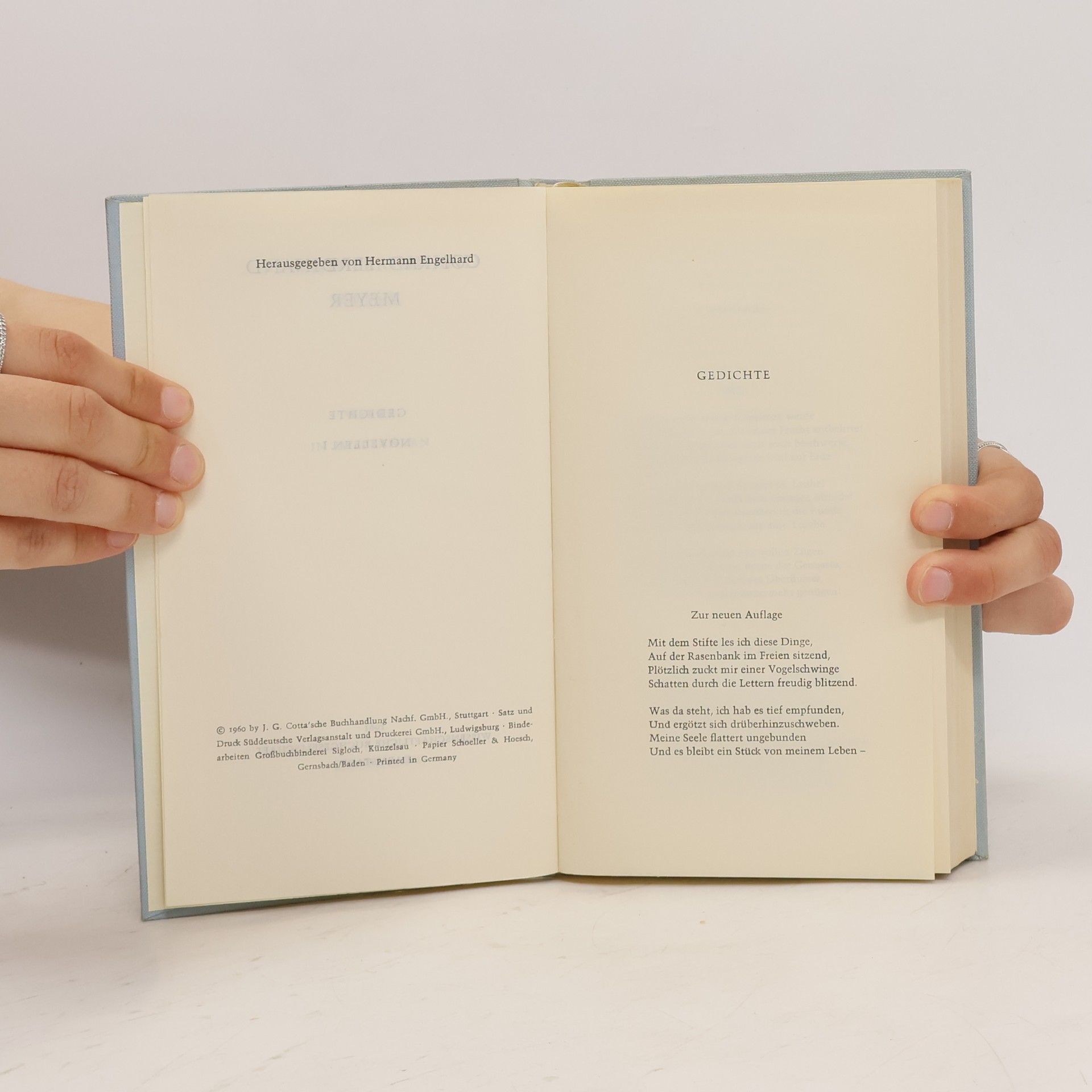 Conrad Ferdinand Meyer Gedichte. Novellen 1