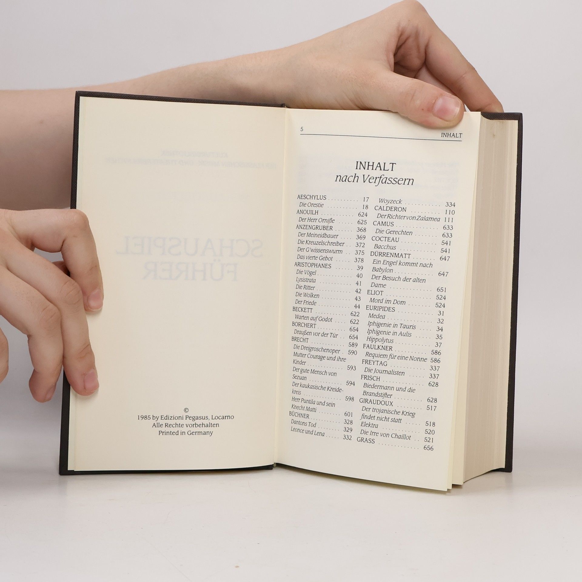 Various authors Schauspiel Führer