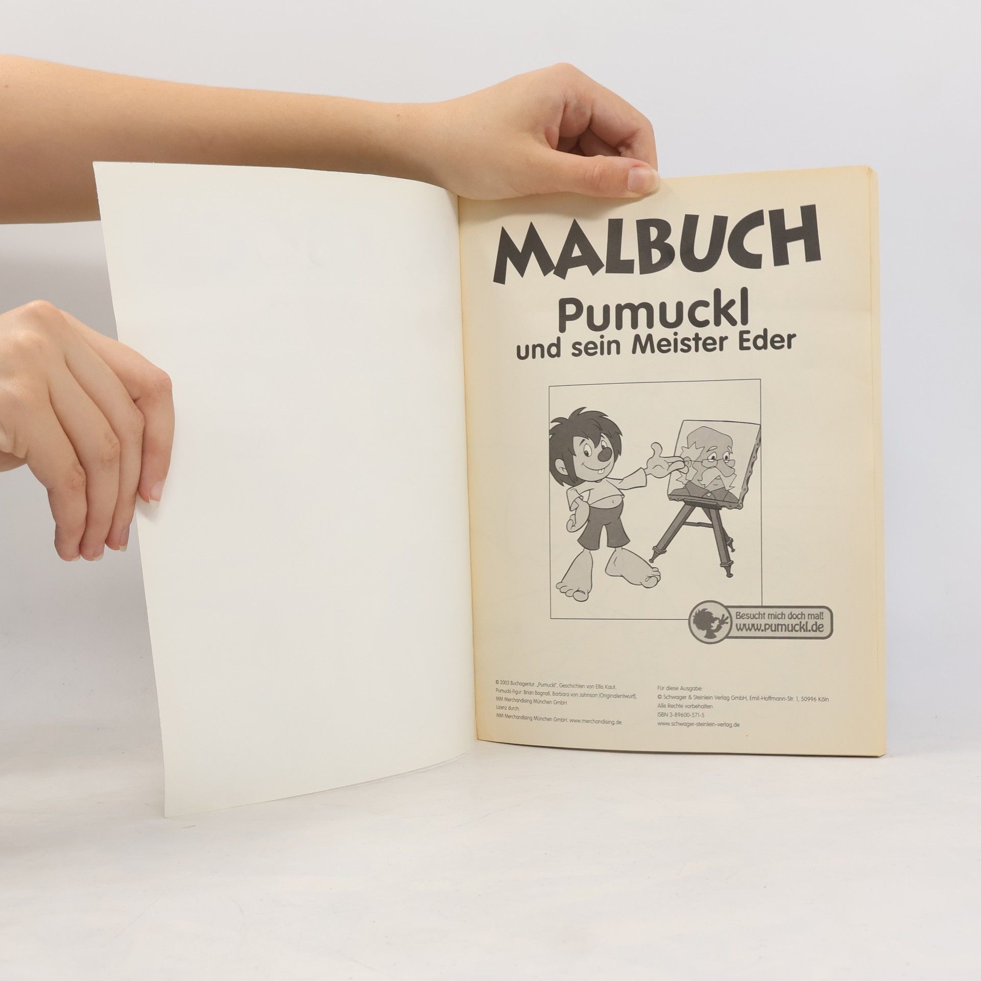 Pumuckl und sein Meister Eder. Malbuch