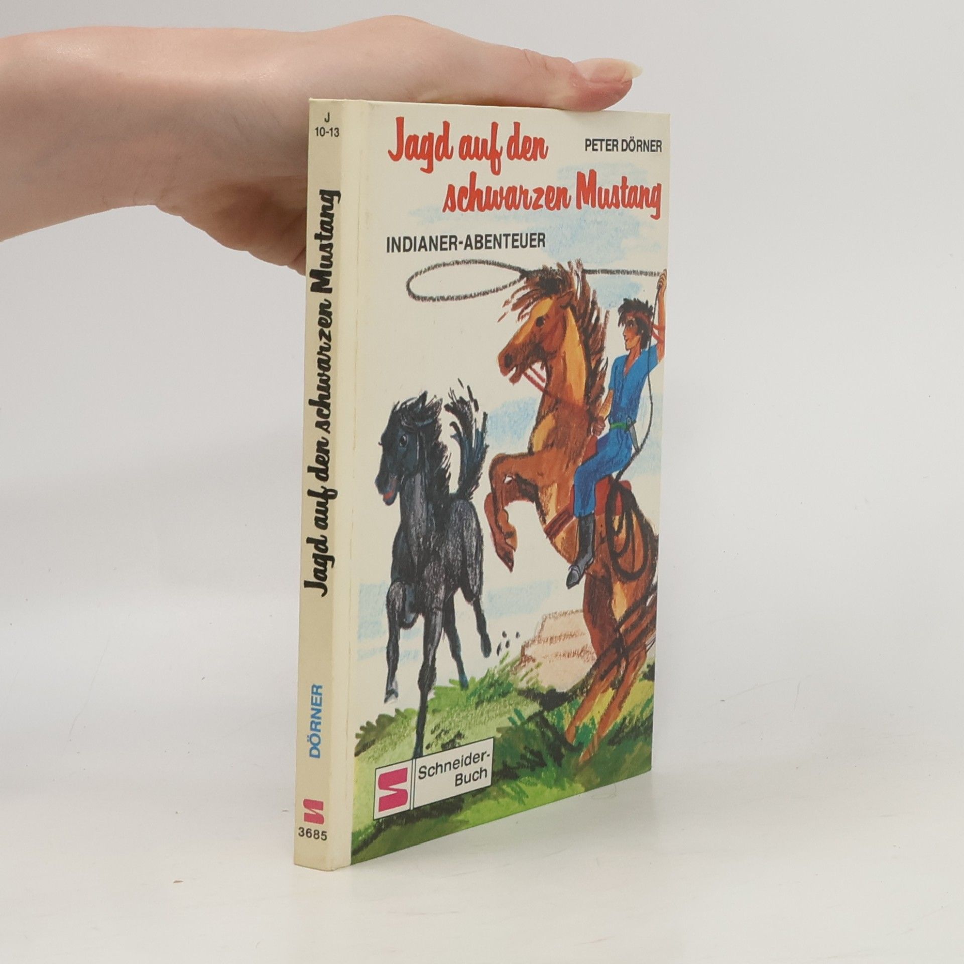 Peter Dorner Jagd auf den schwarzen Mustang. Indianer- Abenteuer.